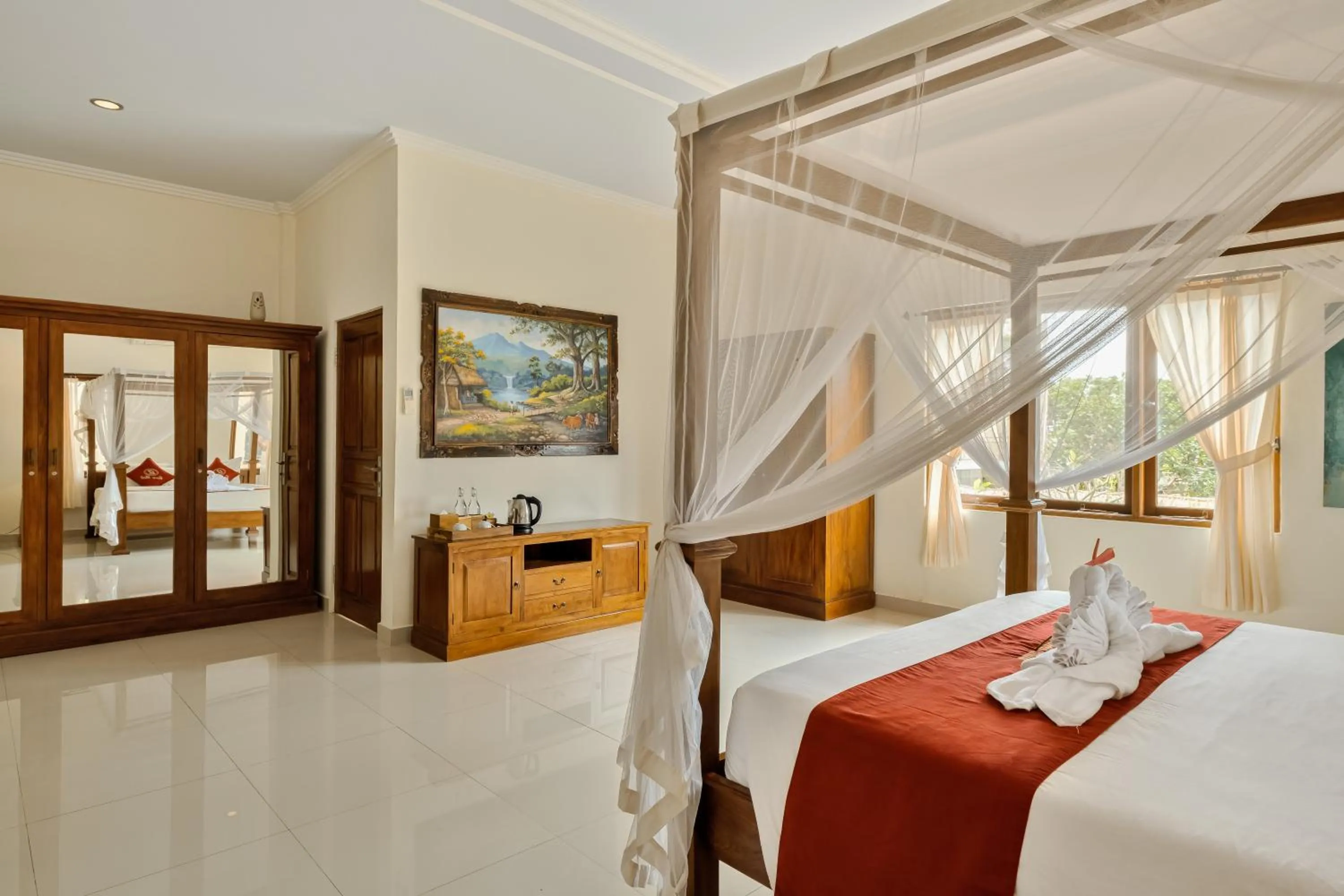 Bed in Gora House Bali