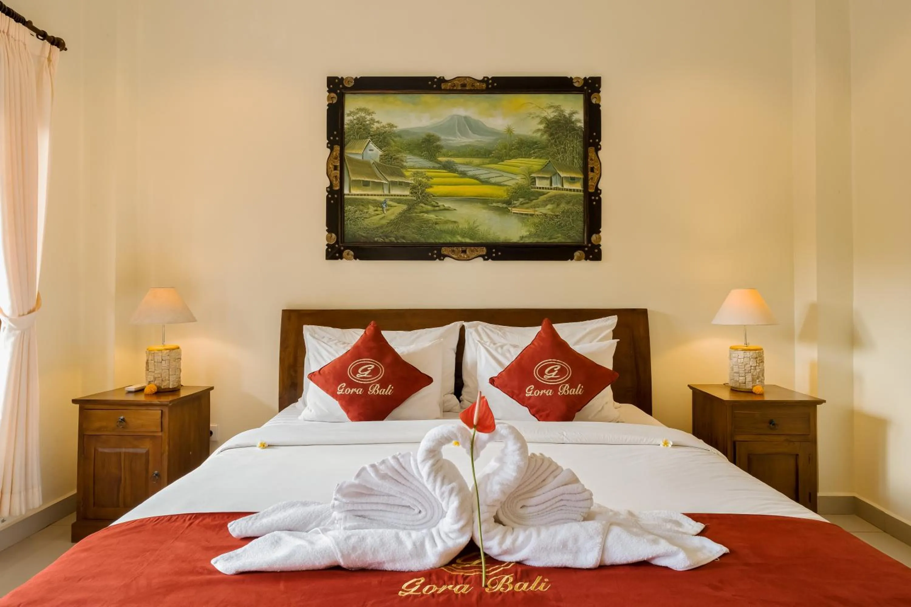 Bed in Gora House Bali