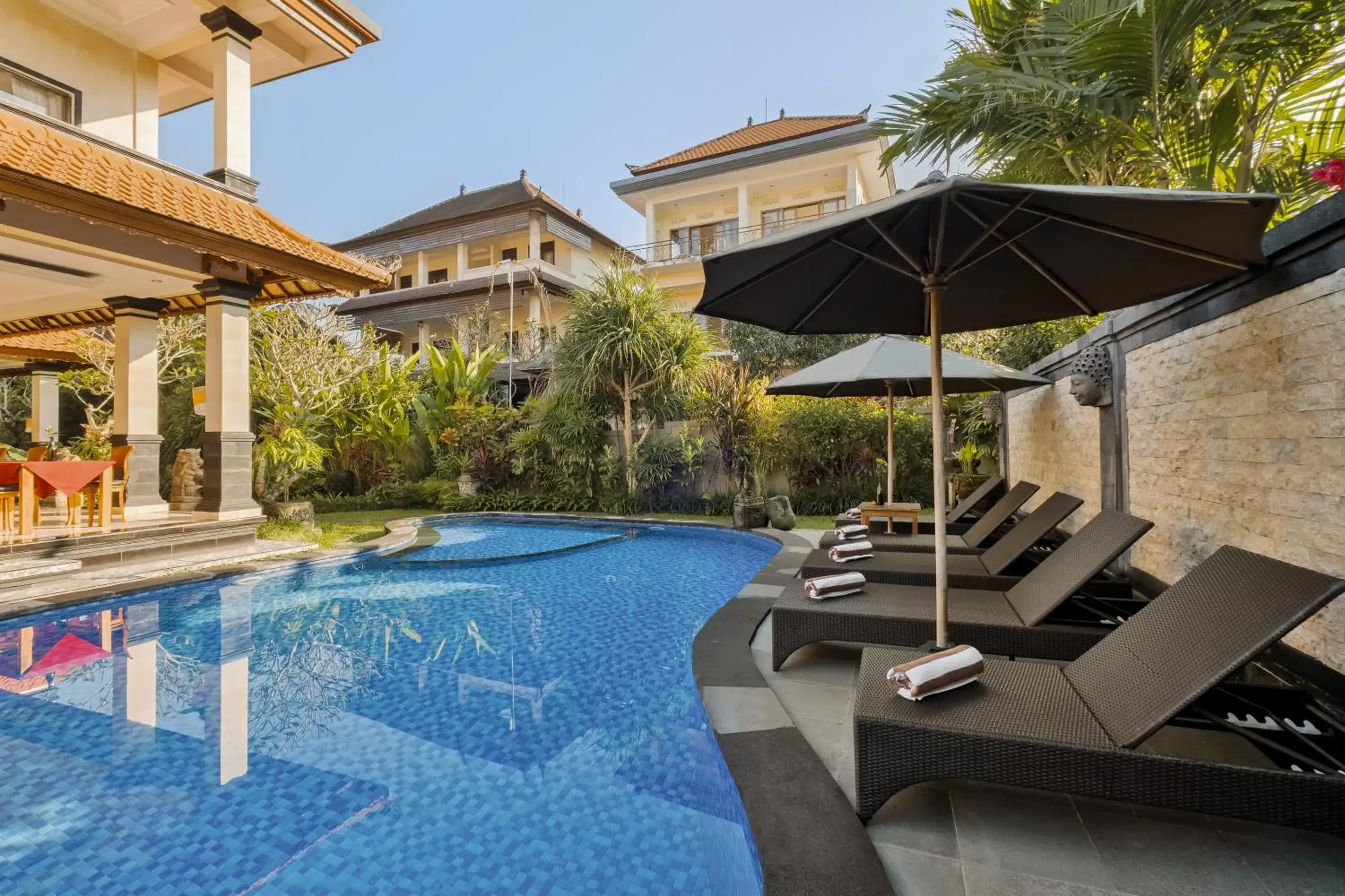 Deluxe Double Room with Balcony in Gora House Bali Deluxe Double Room with Balcony in Gora House Bali