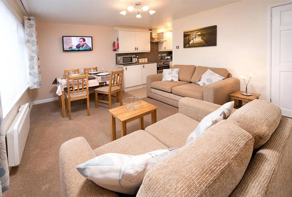 Kitchen or kitchenette in Trelawne Manor Holiday Park