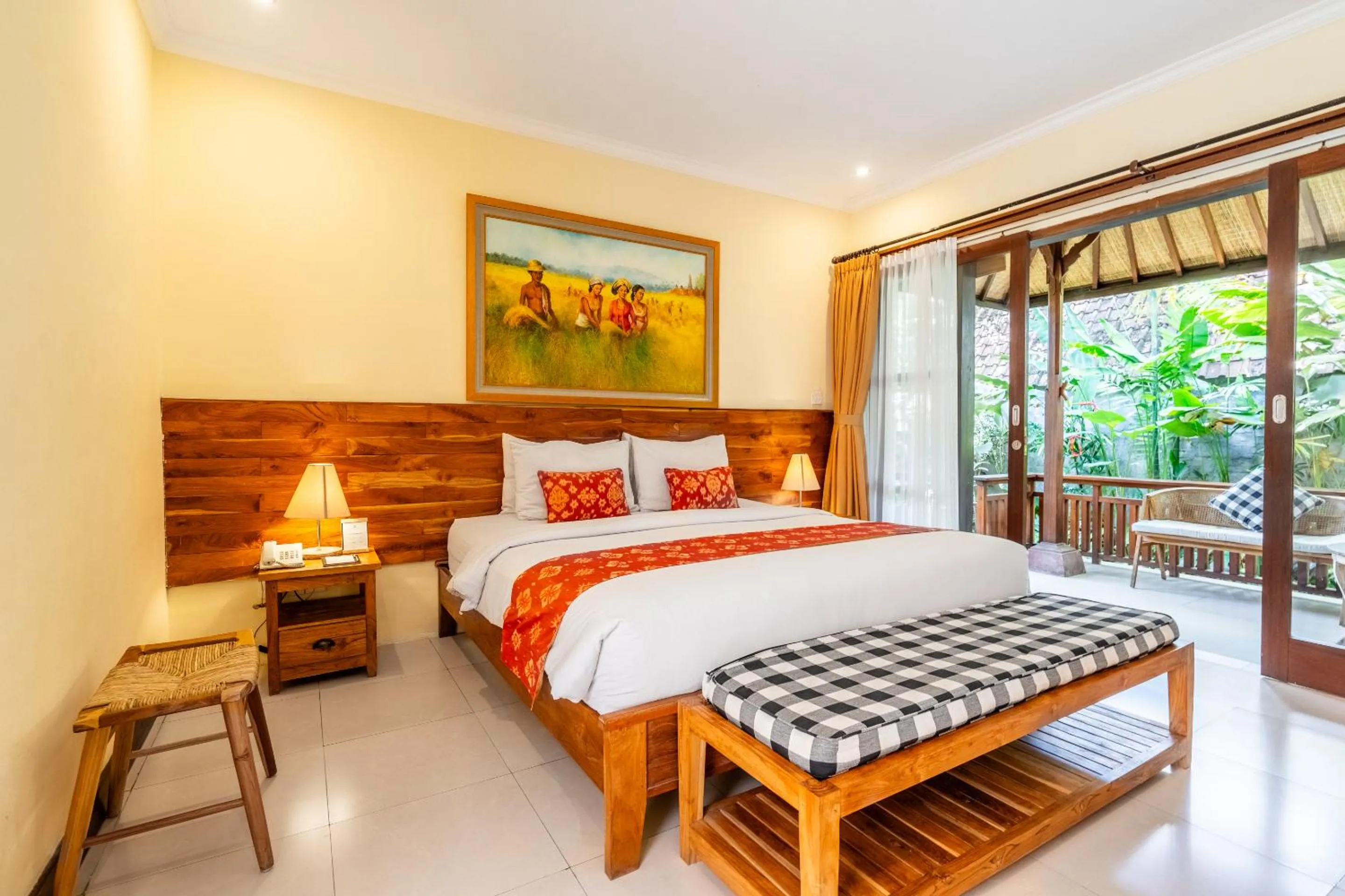 Bed in Meruhdani Boutique Hotel Ubud