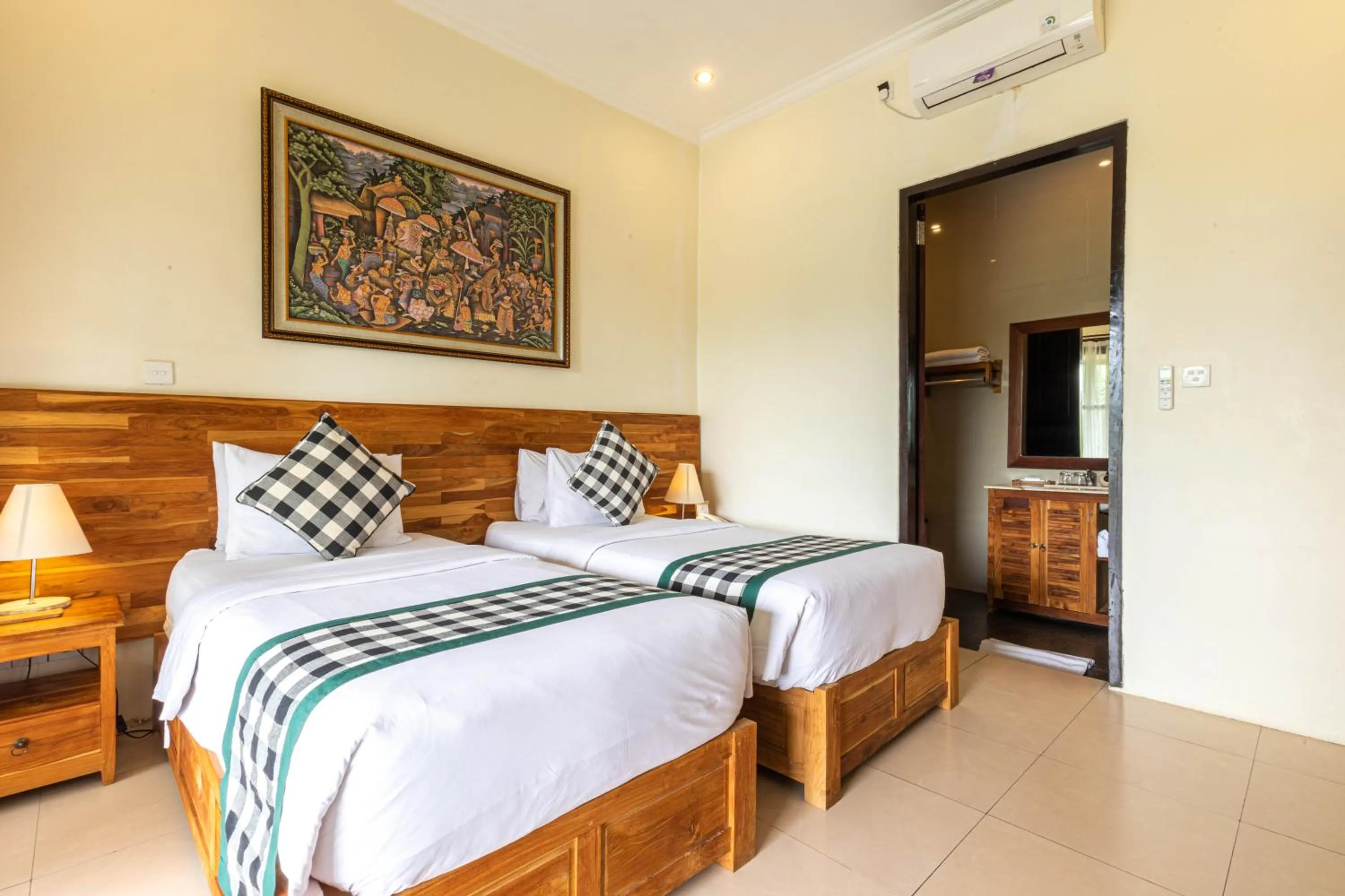 Bed in Meruhdani Boutique Hotel Ubud