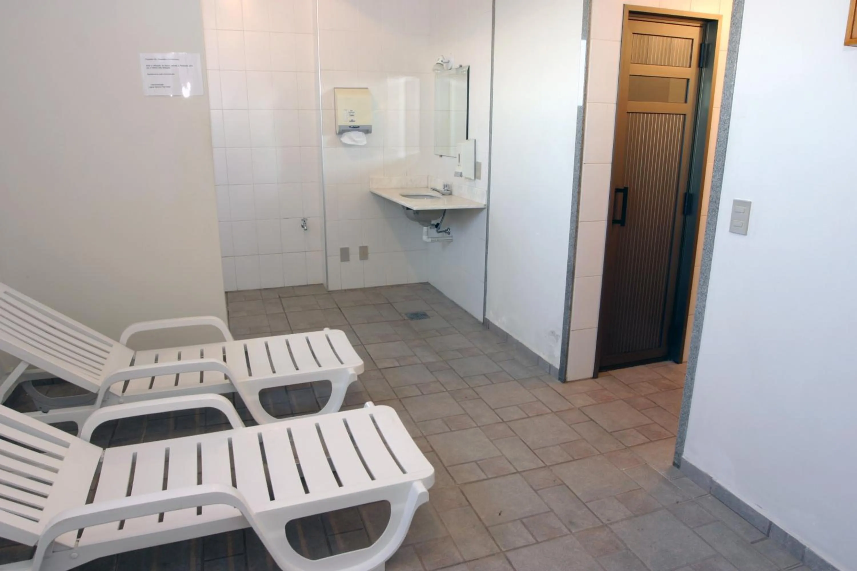 Sauna in Lagoa Serena Flat Hotel