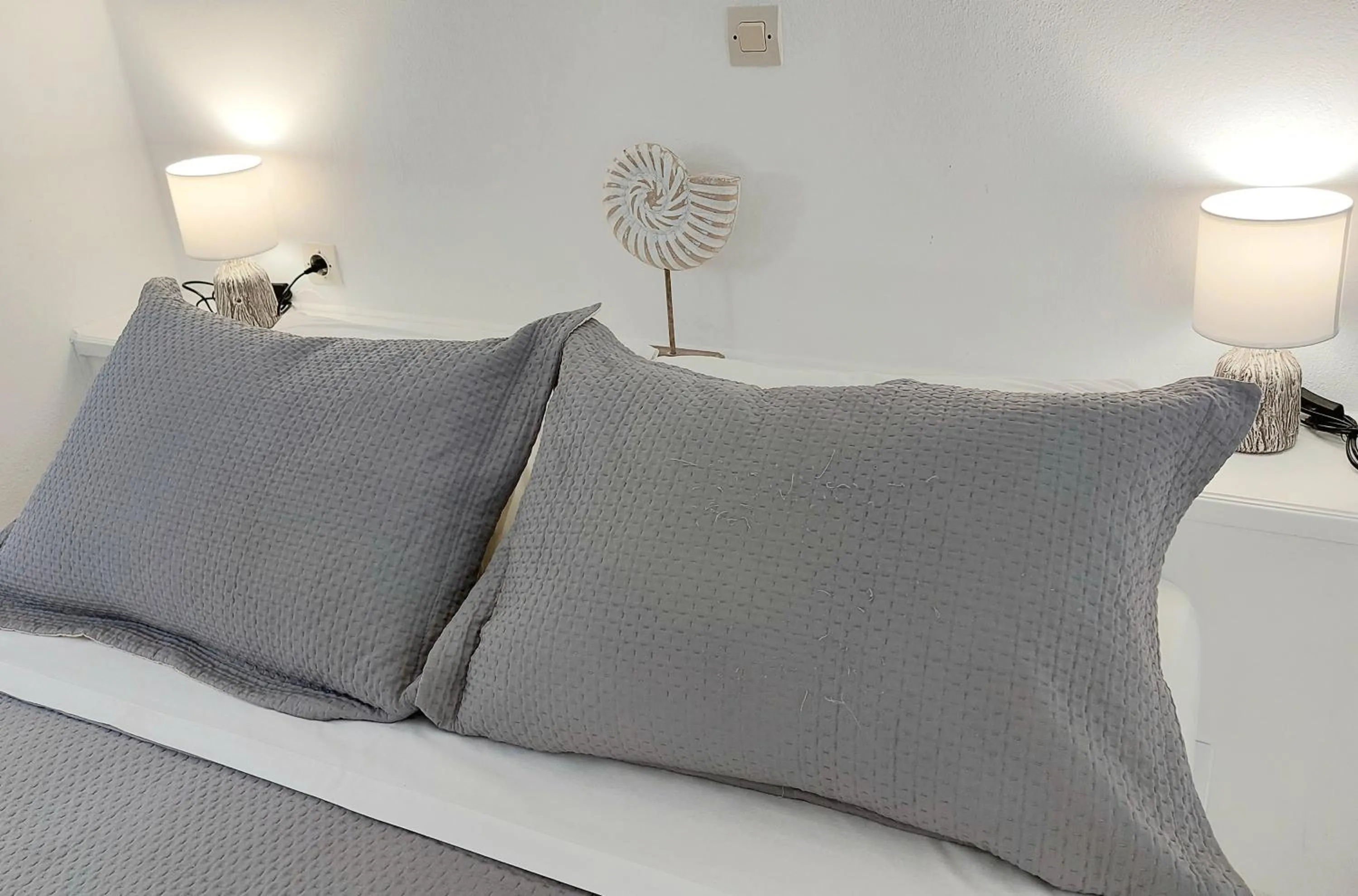 Bed in Anthonas Apartments