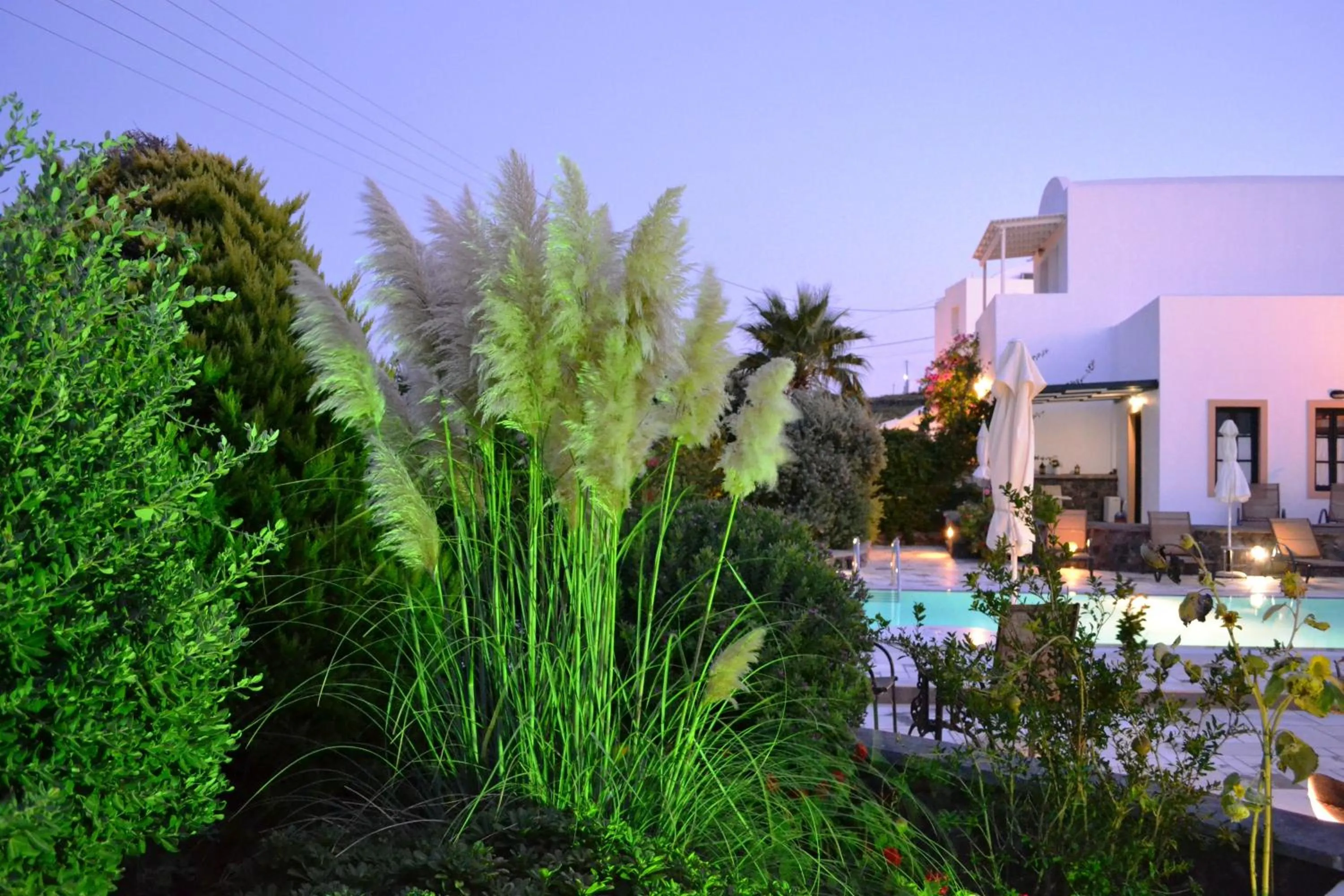 Facade/entrance in Anthonas Apartments