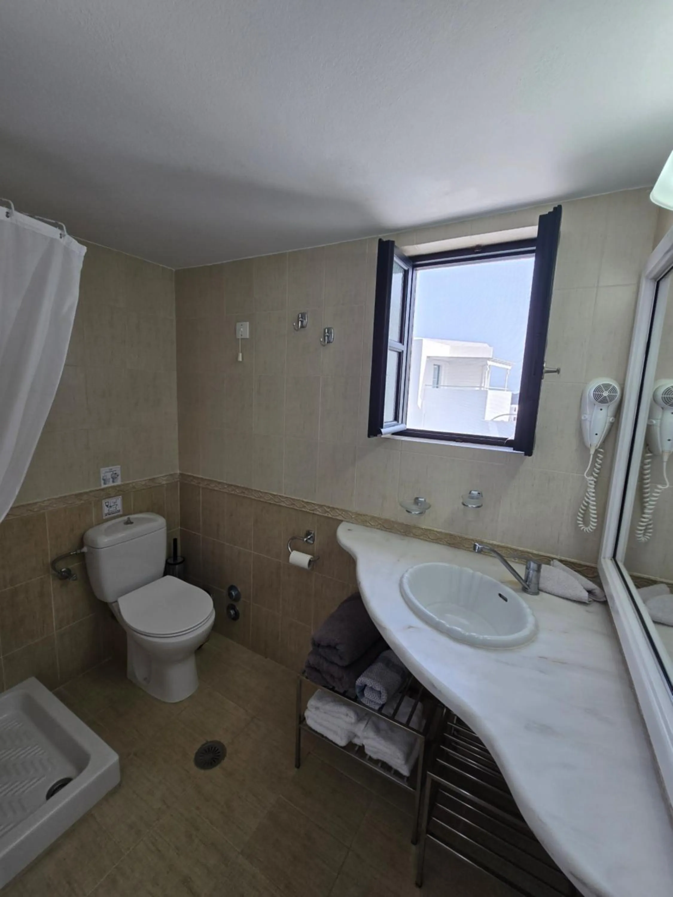 Bathroom in Anthonas Apartments