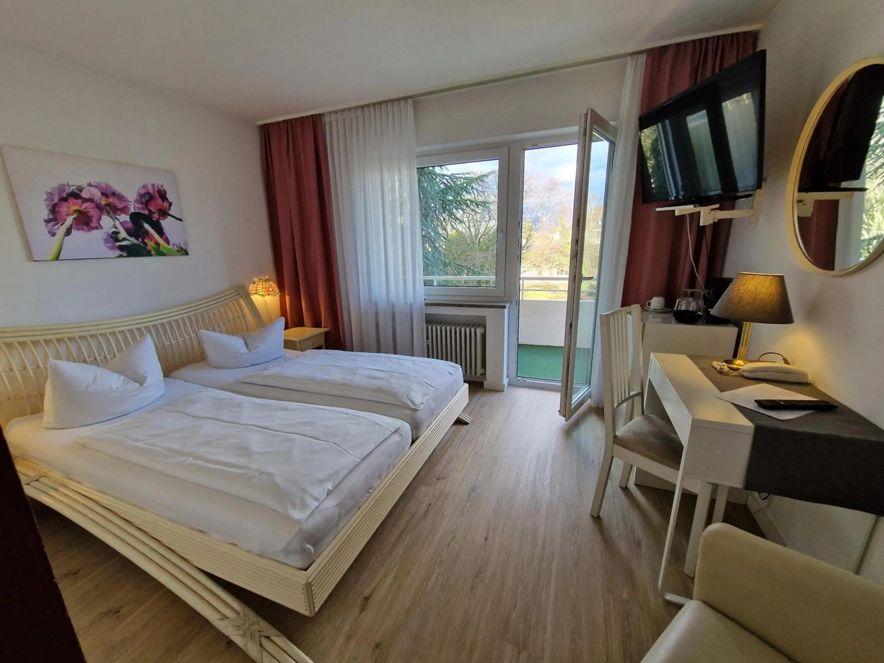 Photo of the whole room, Bed in Apart Hotel Freiburg