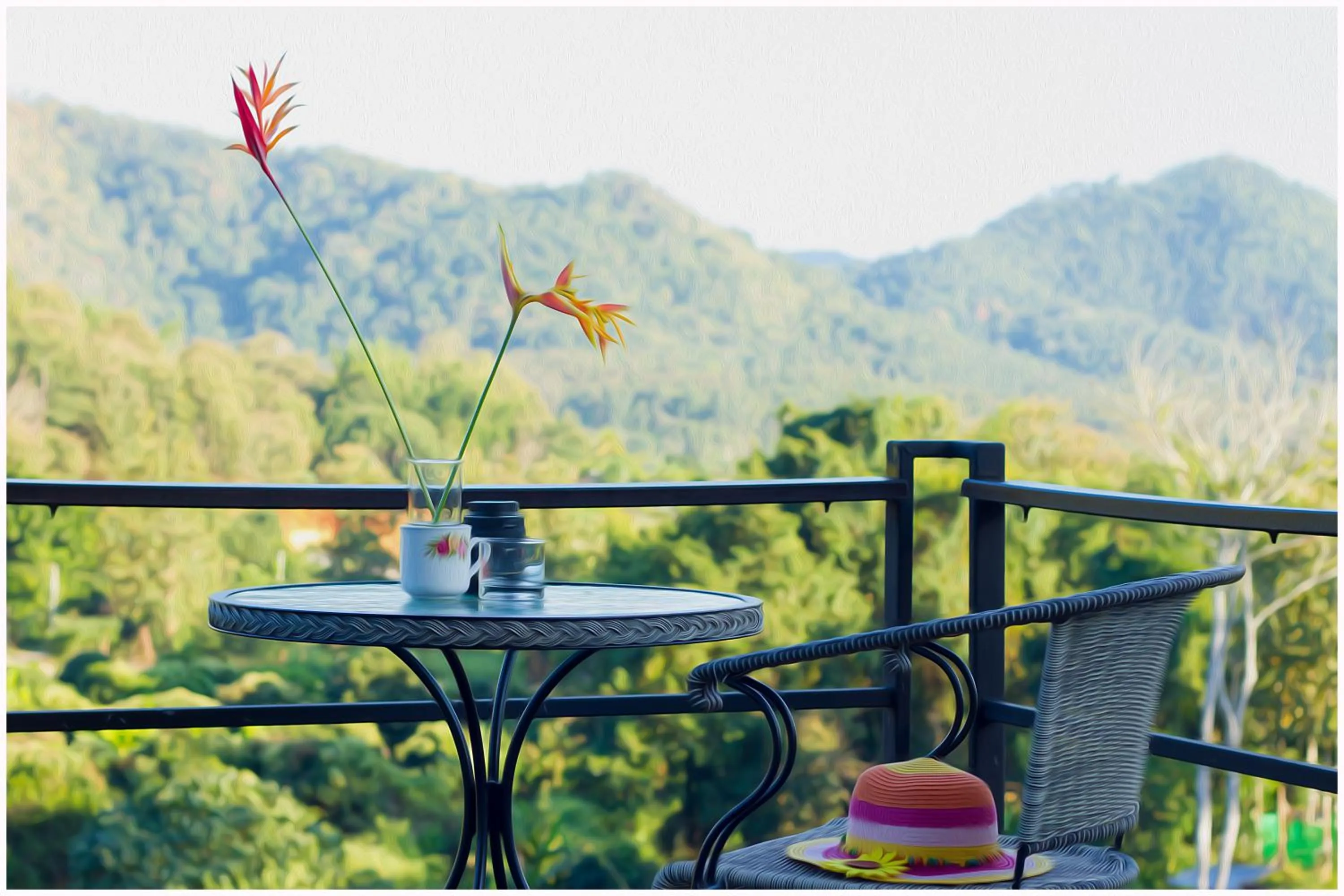 Balcony/Terrace in Phu Pha View Doi