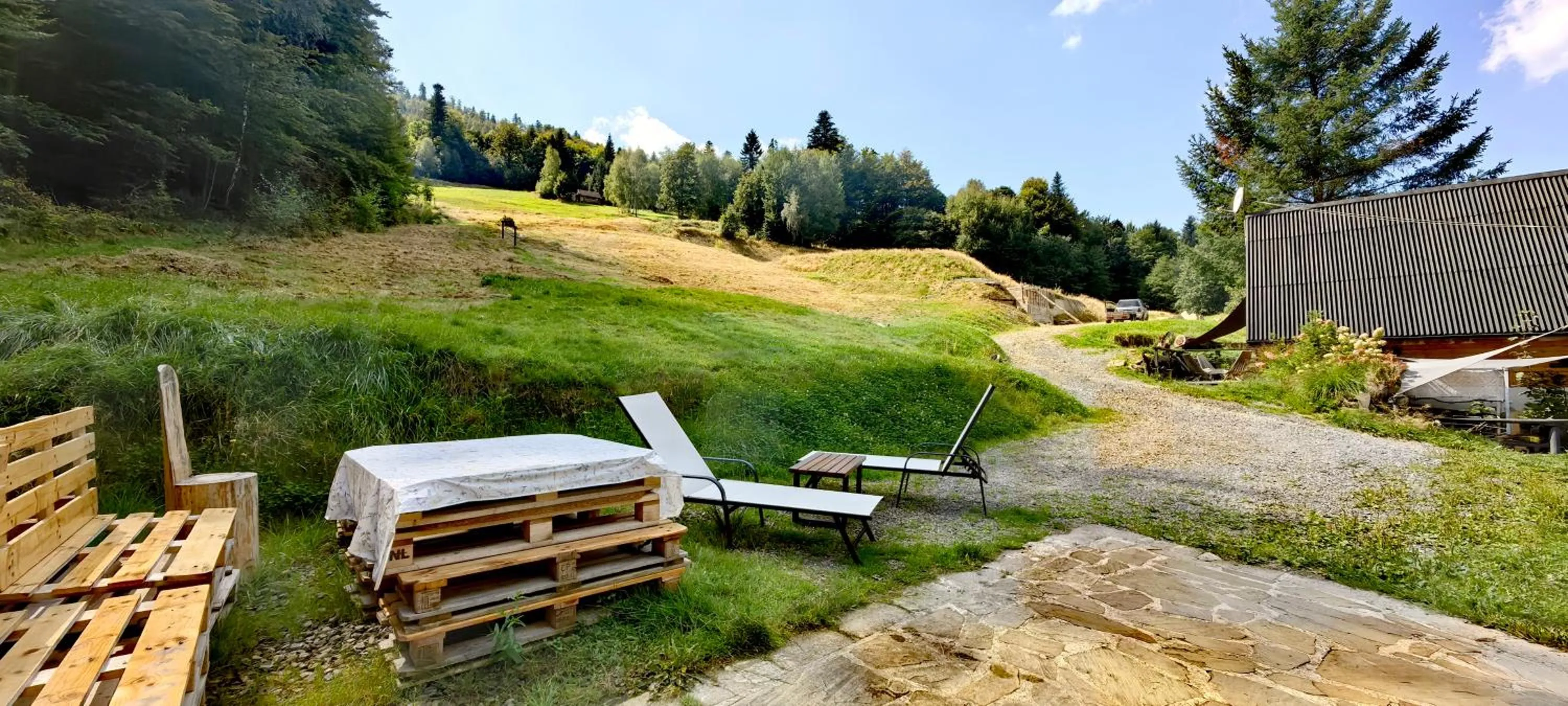 View (from property/room) in Osada pod Beskidem- chatki całoroczne