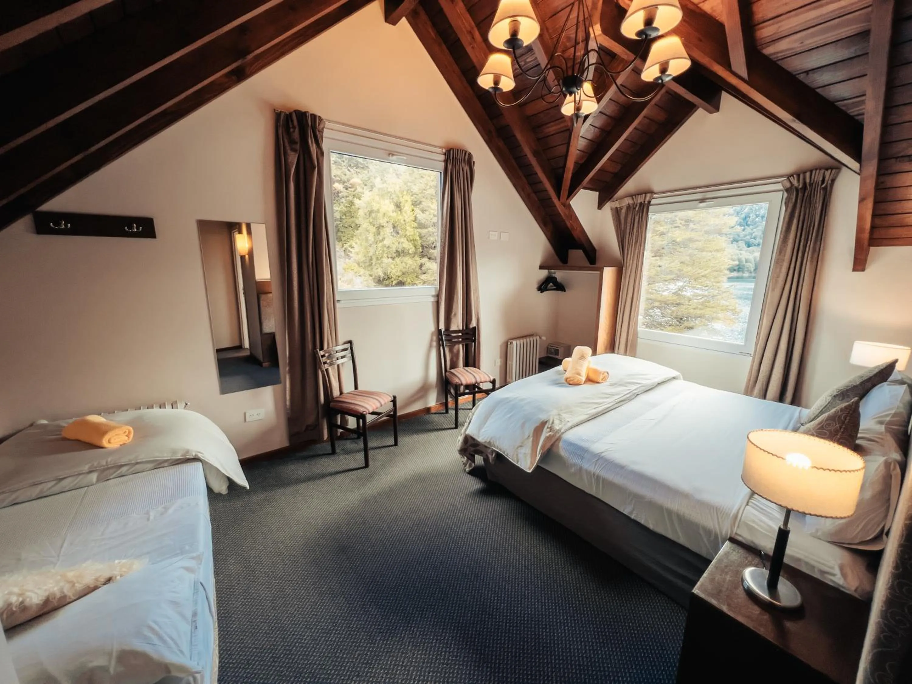 Bed in Hotel Puerto Blest