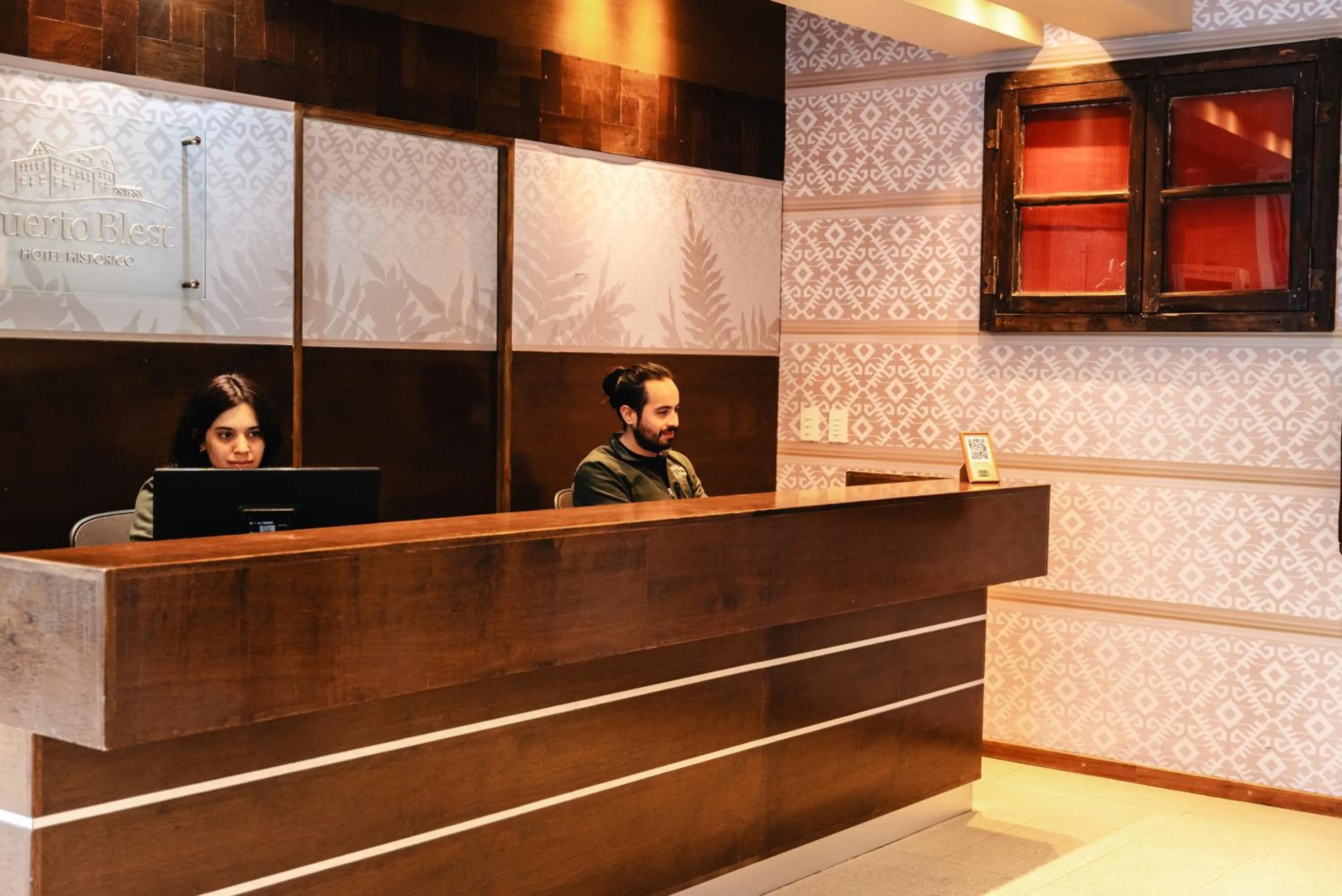 Lobby or reception in Hotel Puerto Blest