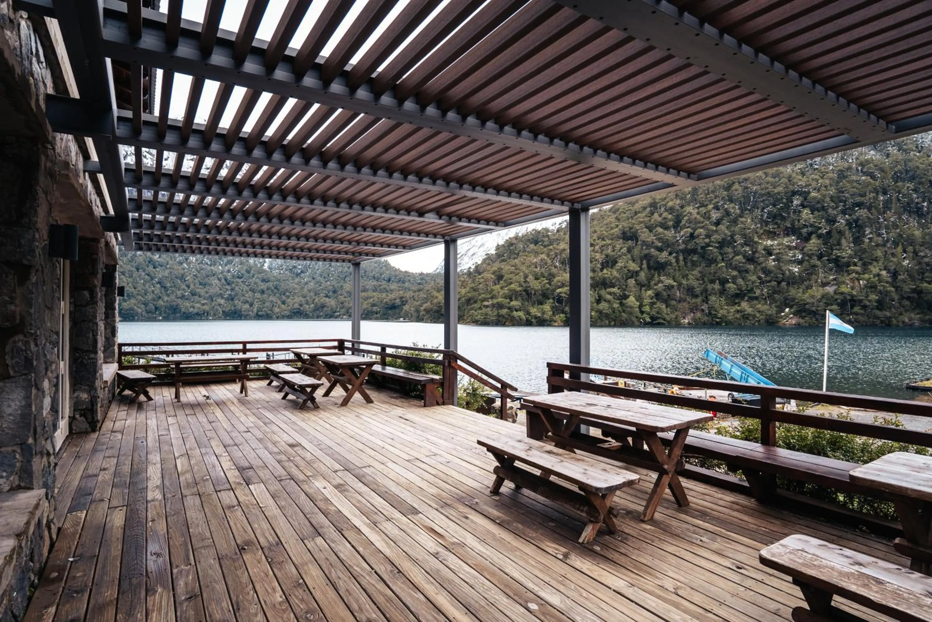 Lake view in Hotel Puerto Blest