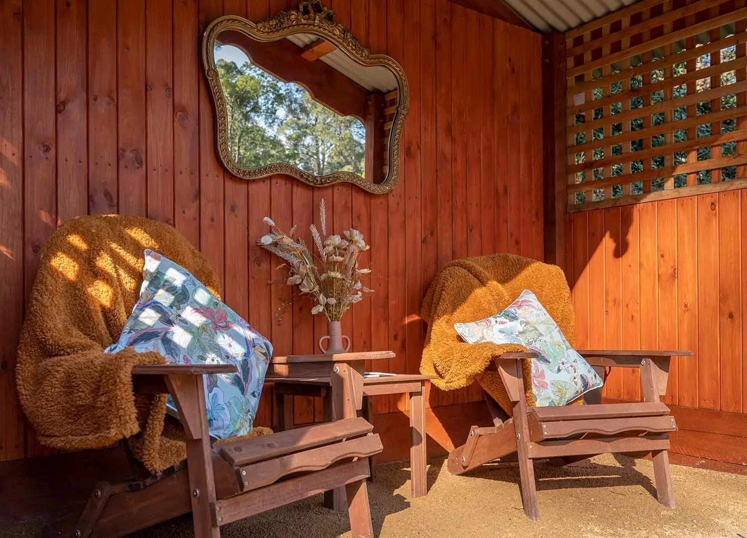 Garden in Mountain Lodge