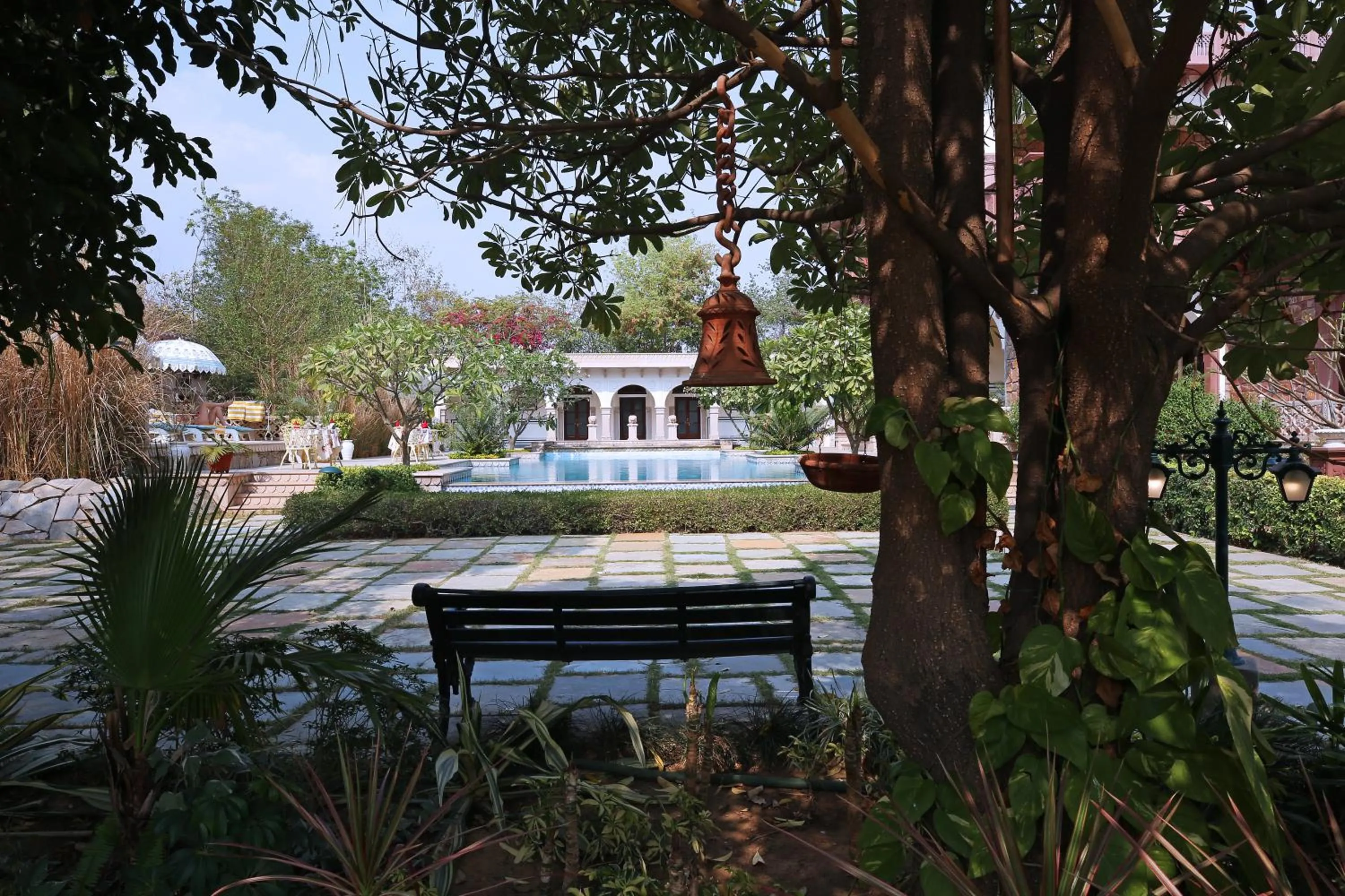 Seating area in Khas Bagh