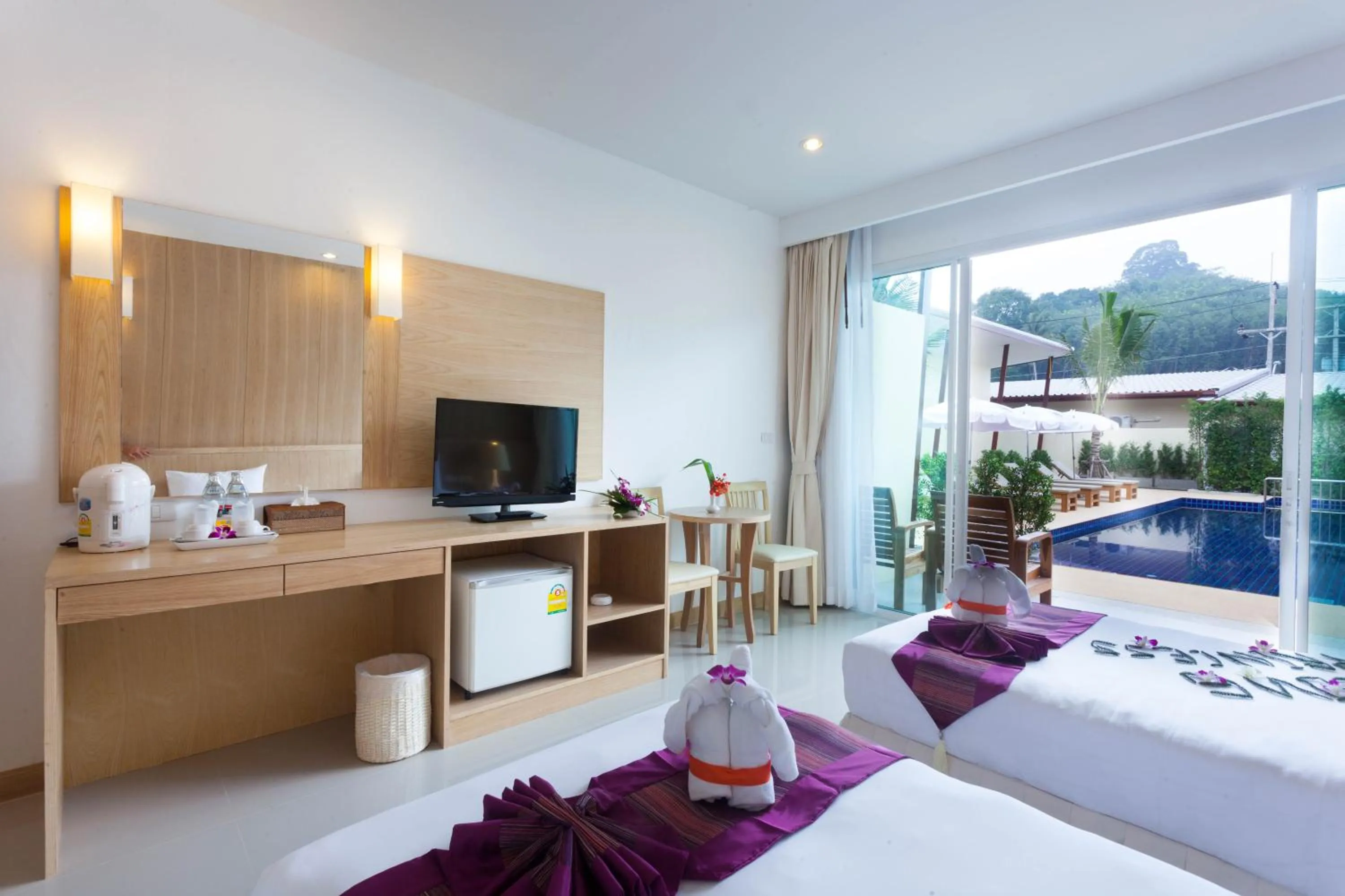 Pool view in Chalong Princess Pool Villa Resort SHA EXTRA PLUS