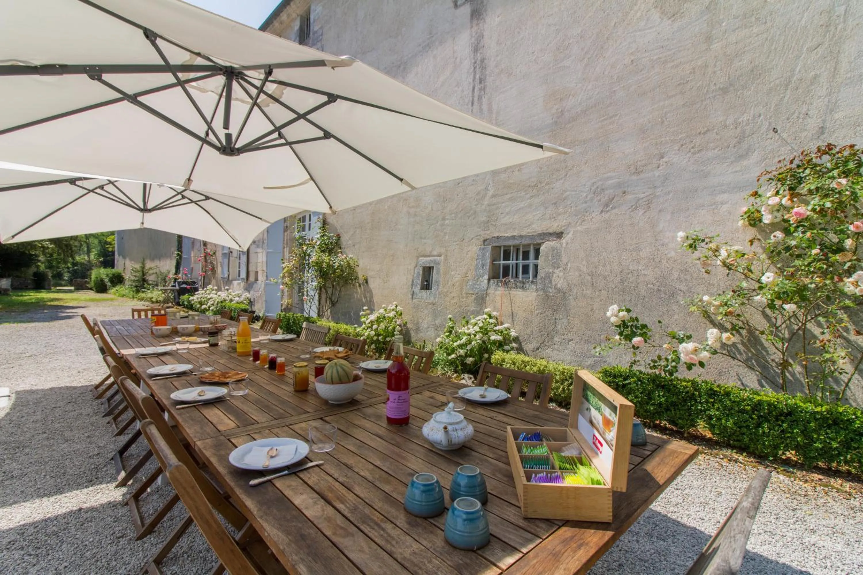 Patio in Château de La Combe