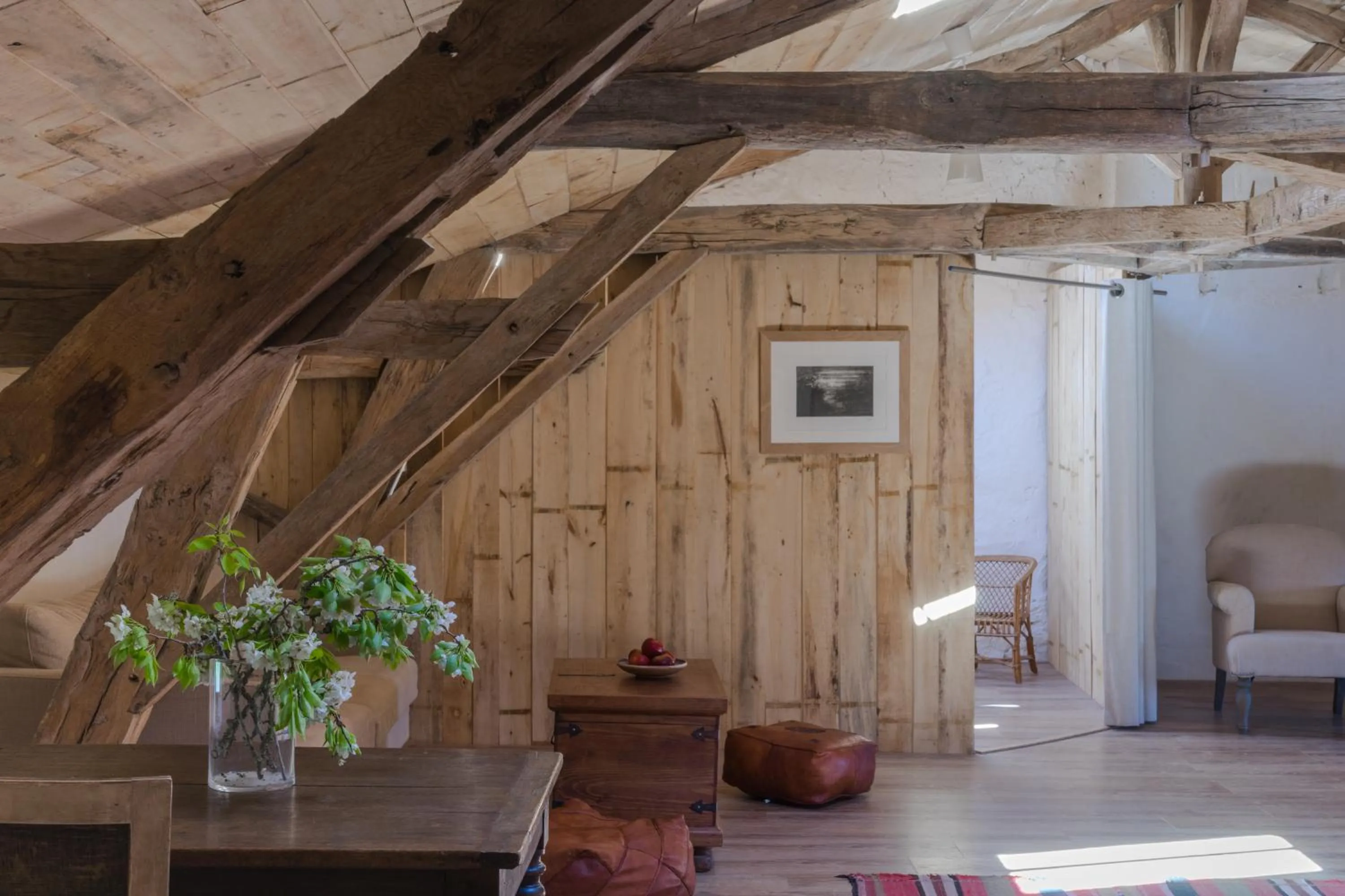 Living room in Château de La Combe