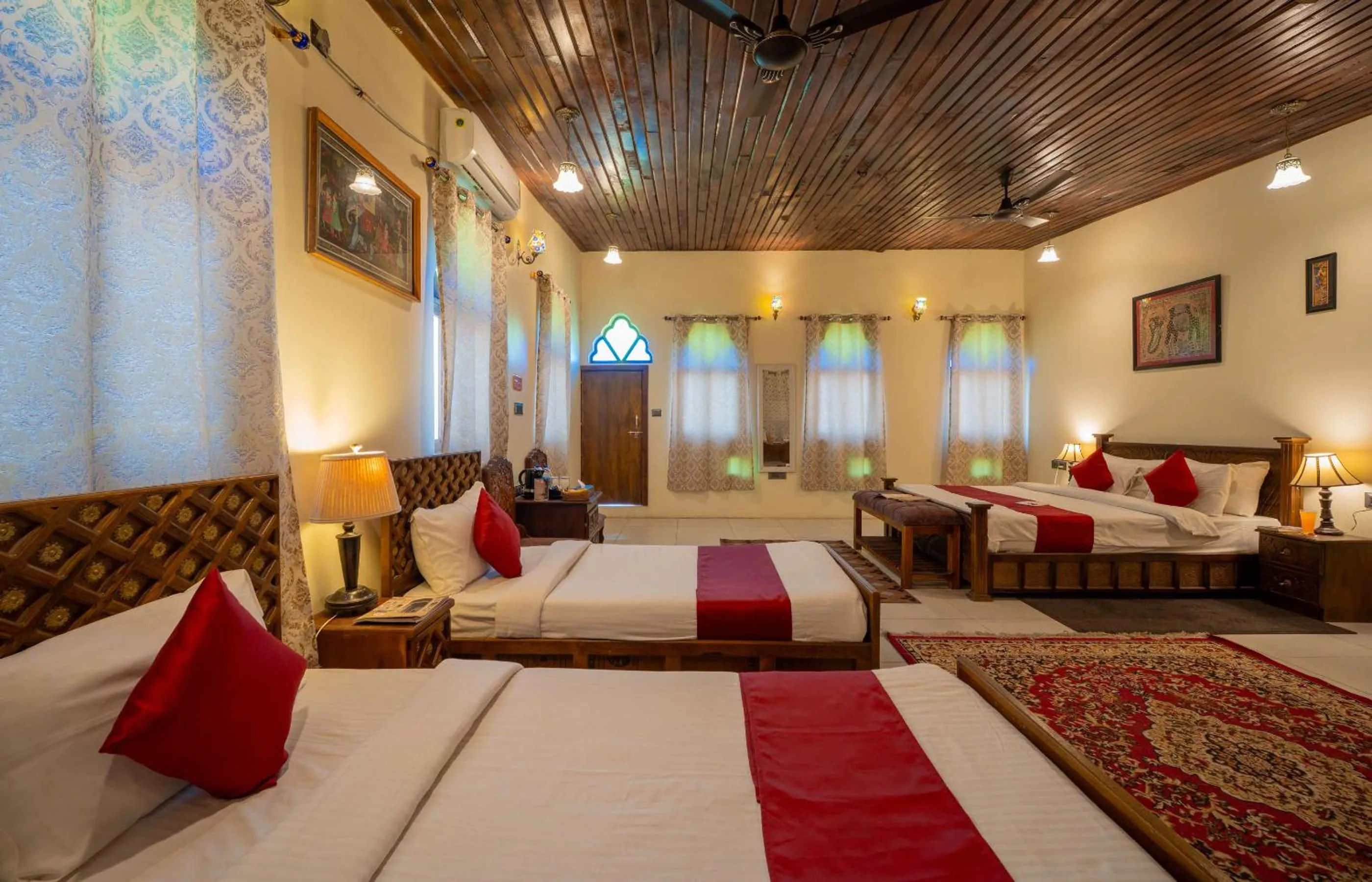 Photo of the whole room, Bed in Hotel Shahi Palace Mandawa