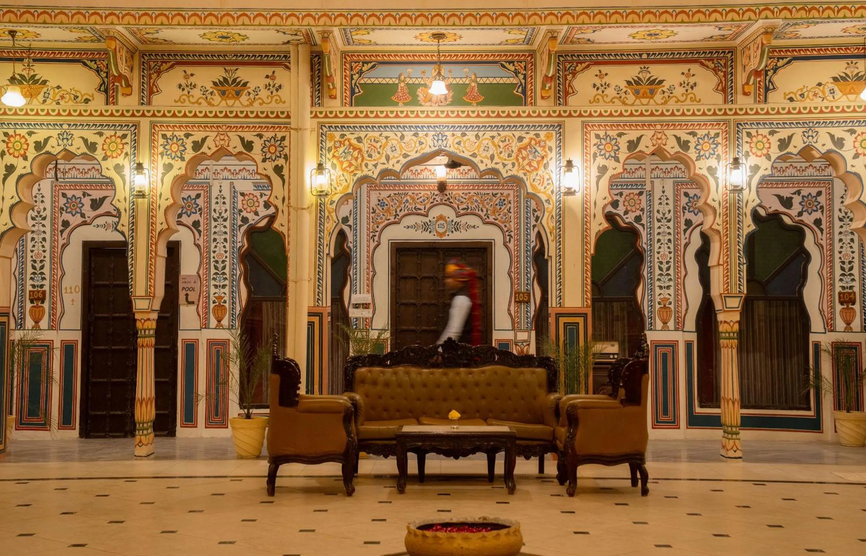 Seating area in Hotel Shahi Palace Mandawa