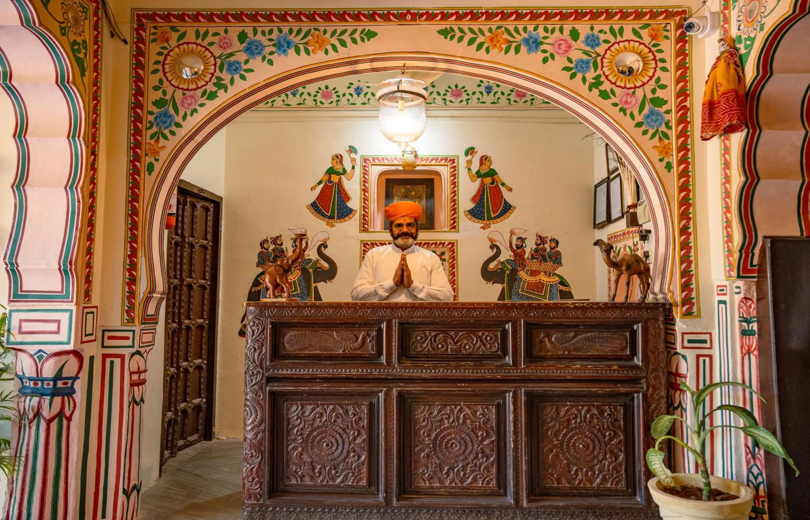 Lobby or reception in Hotel Shahi Palace Mandawa