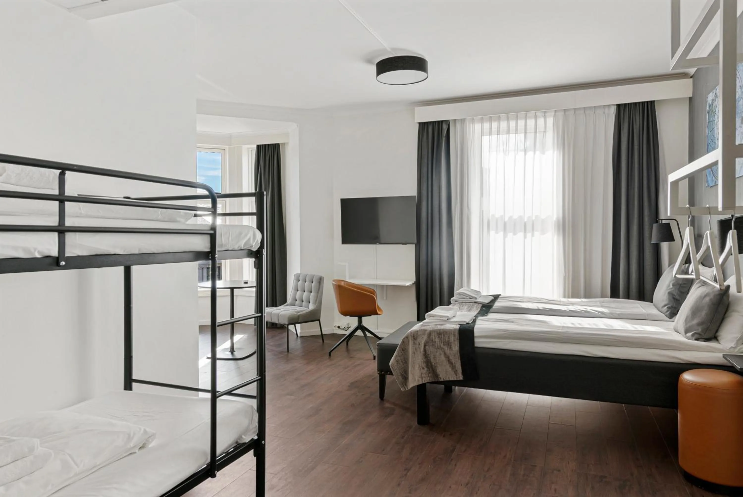 Bed in K7 Hotel Oslo