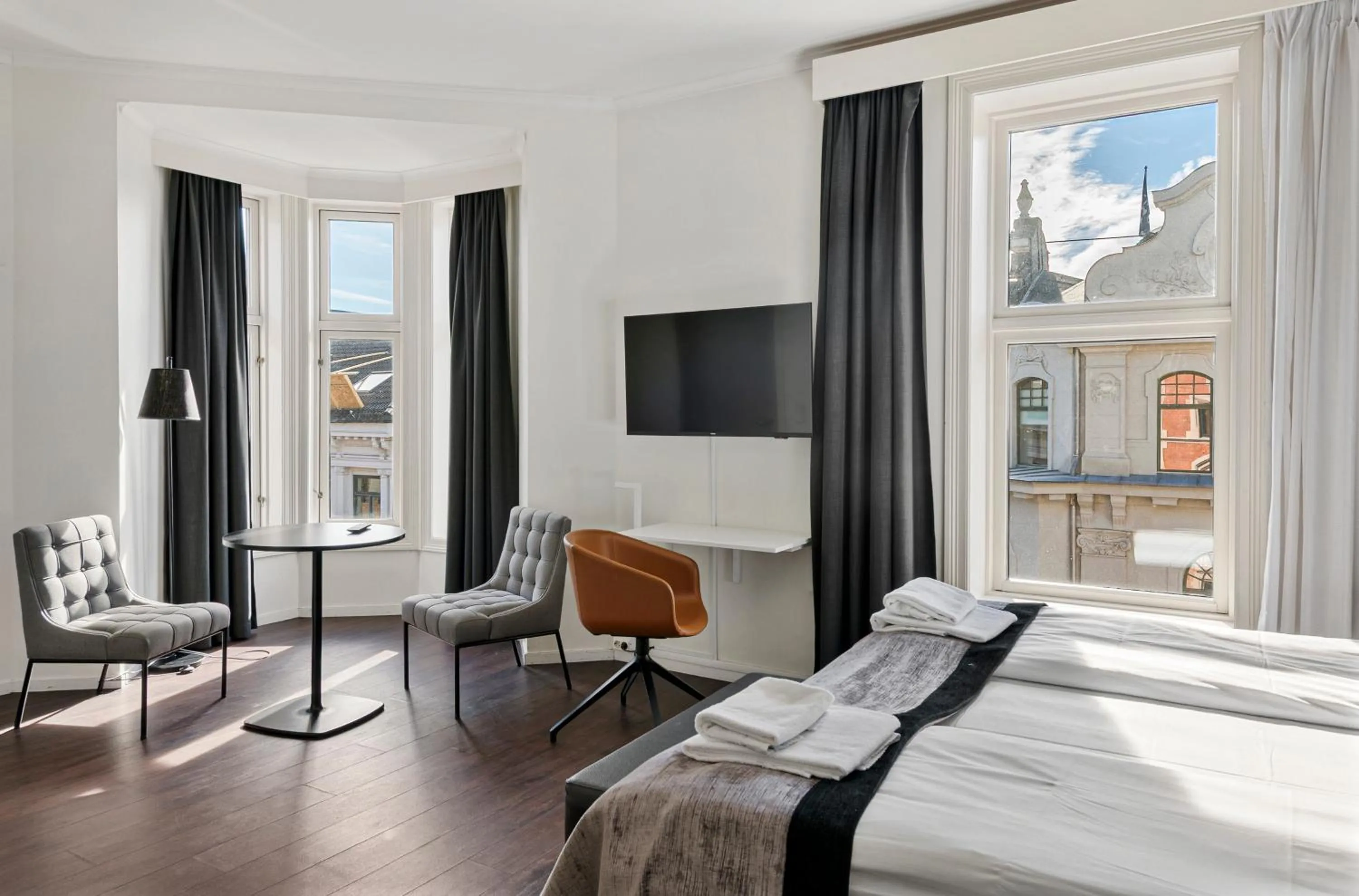 TV and multimedia, Bed in K7 Hotel Oslo