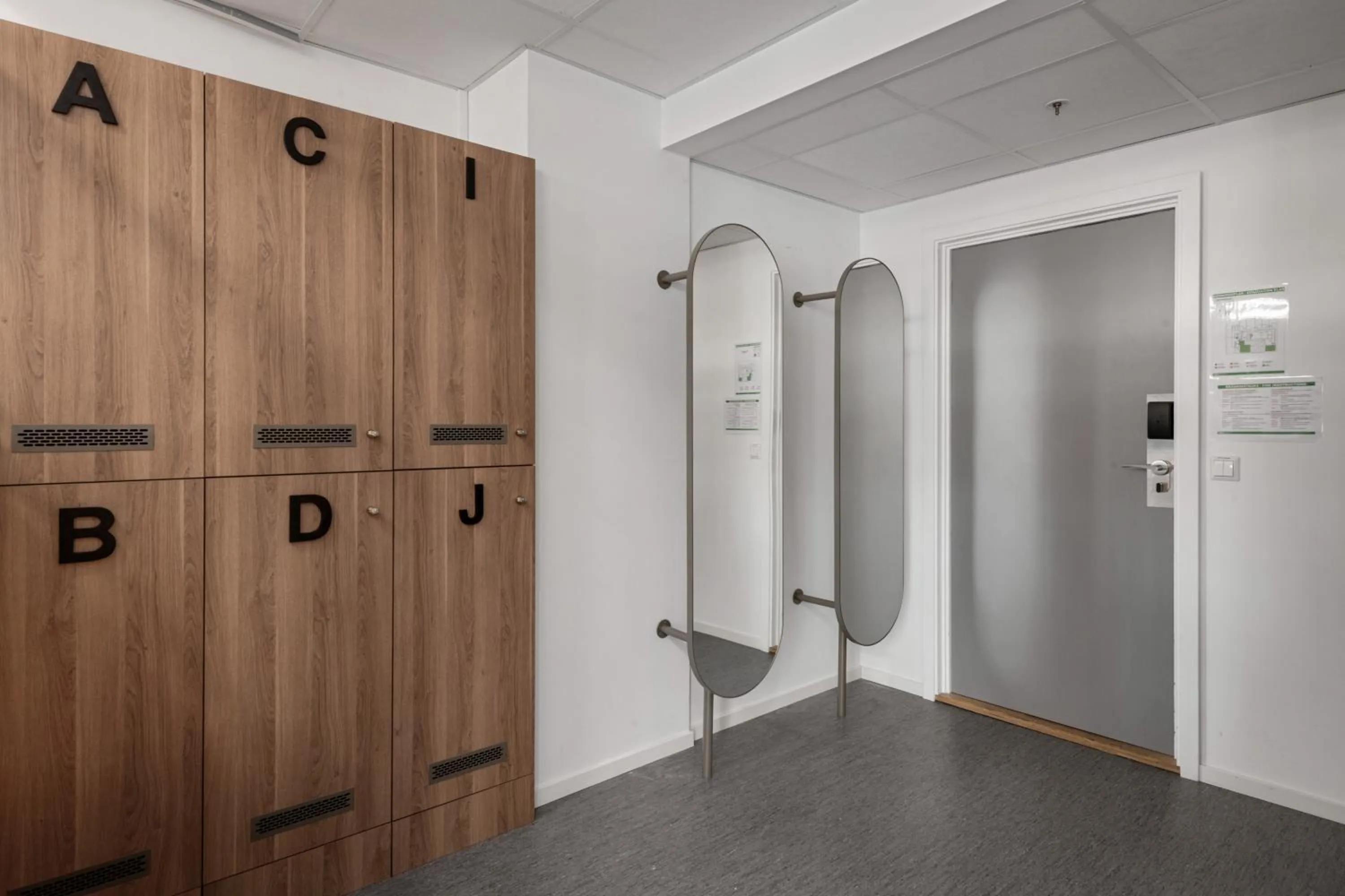 locker in K7 Hotel Oslo