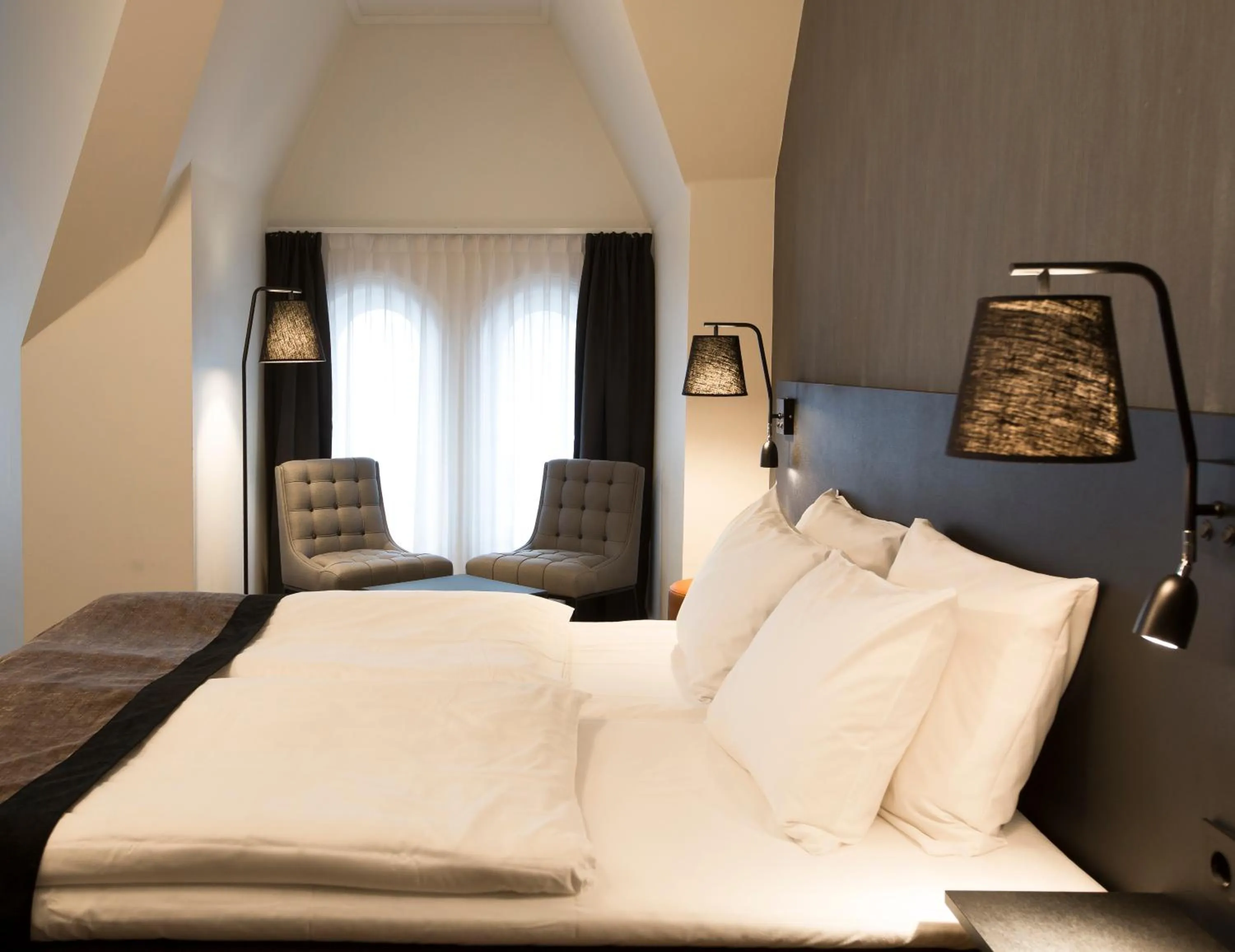 Bedroom, Bed in K7 Hotel Oslo