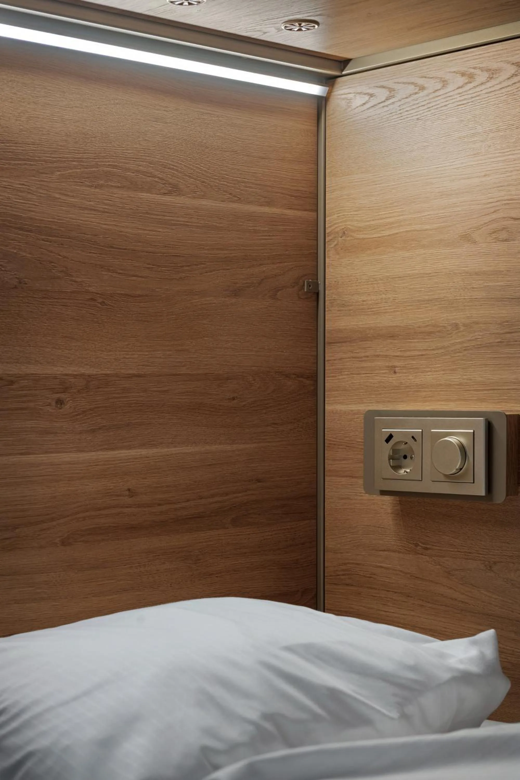 Bed in K7 Hotel Oslo