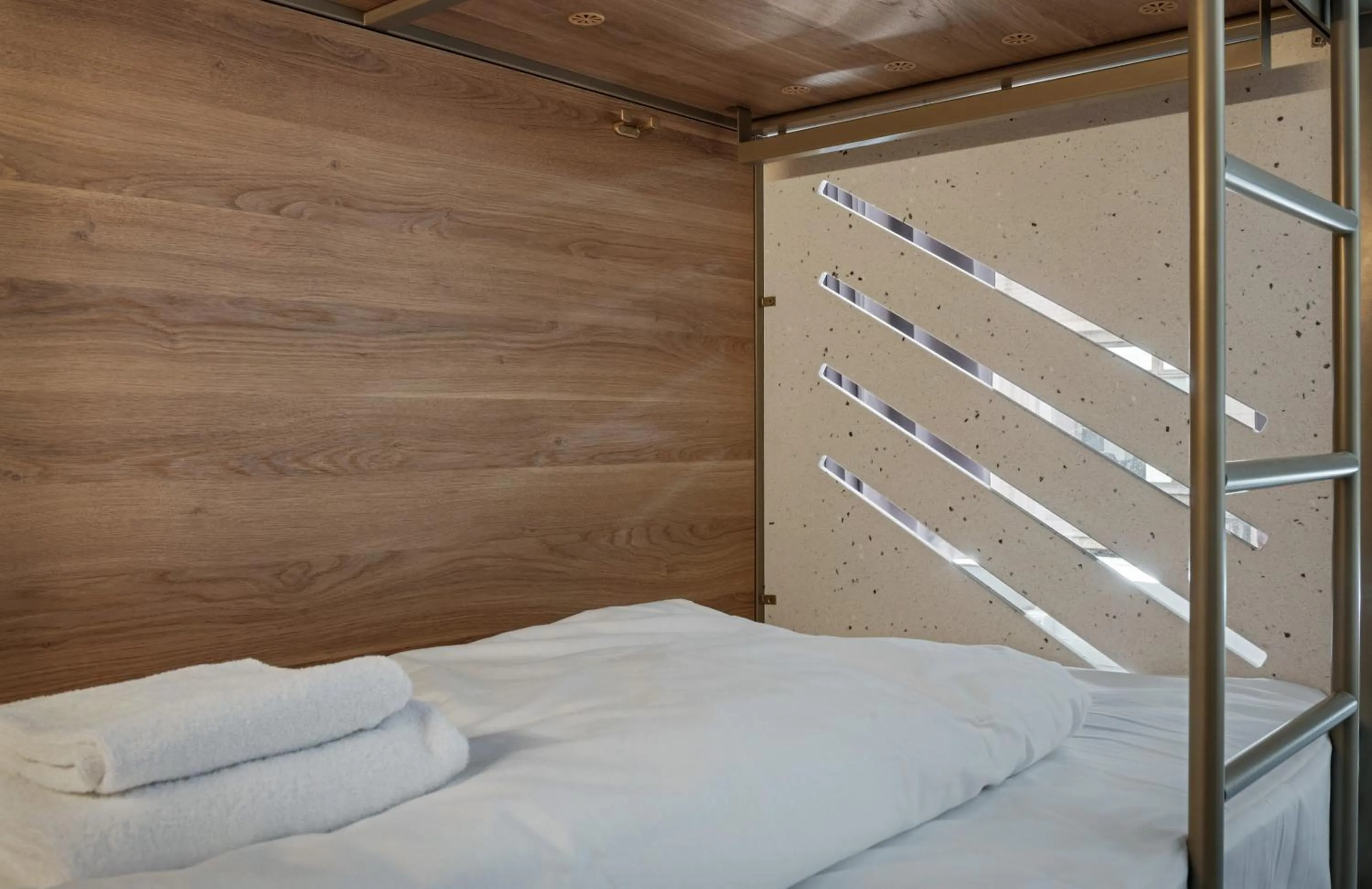 Bed in K7 Hotel Oslo