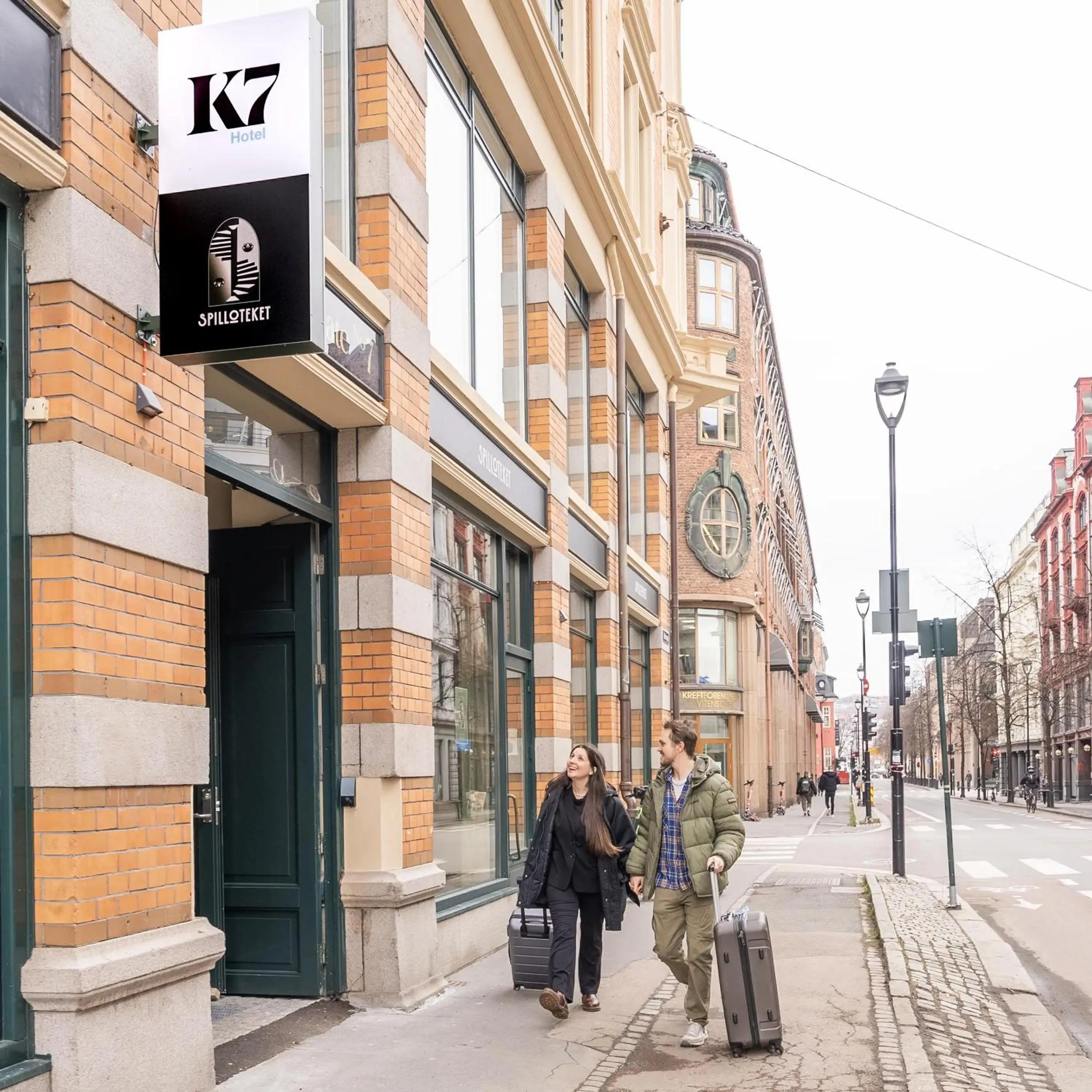 Facade/entrance in K7 Hotel Oslo