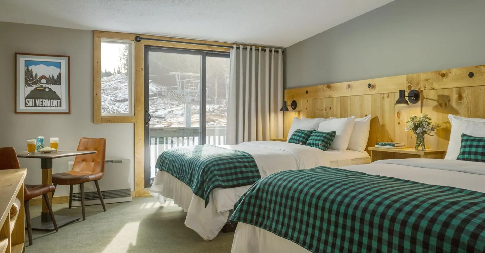 Bed in The Inn at Bolton Valley