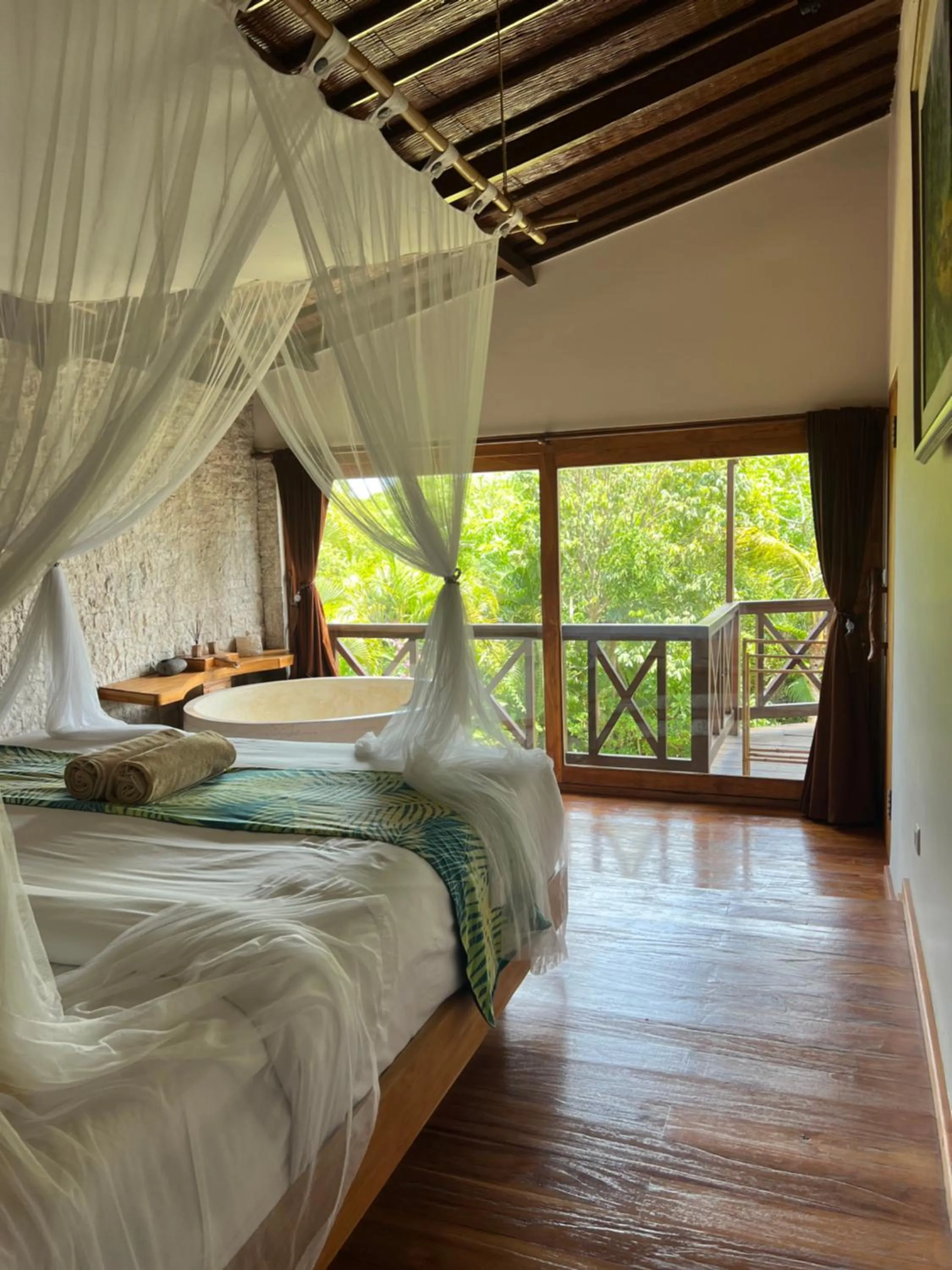 View (from property/room), Bed in Breezy Point Villas