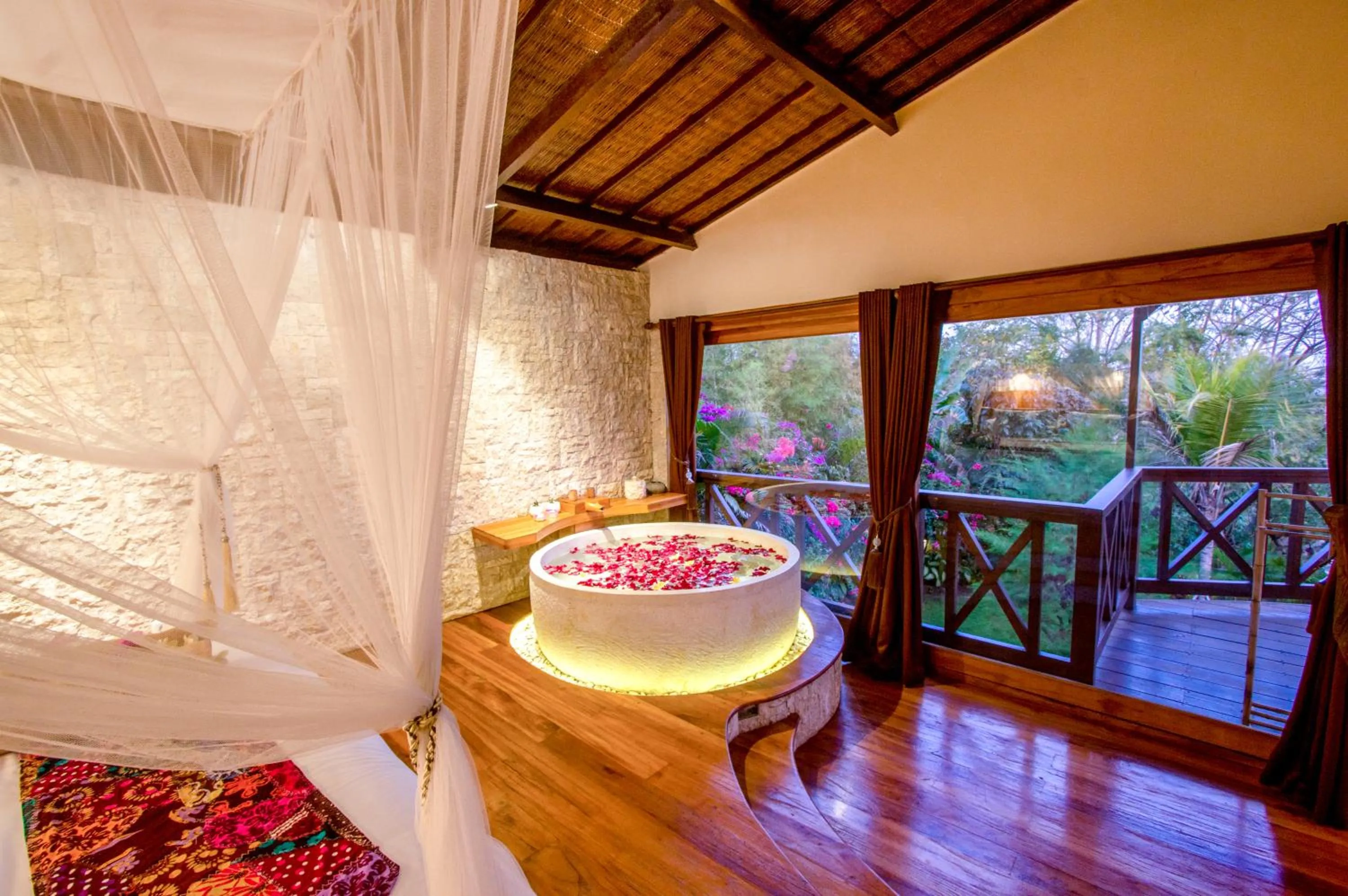 Garden view in Breezy Point Villas