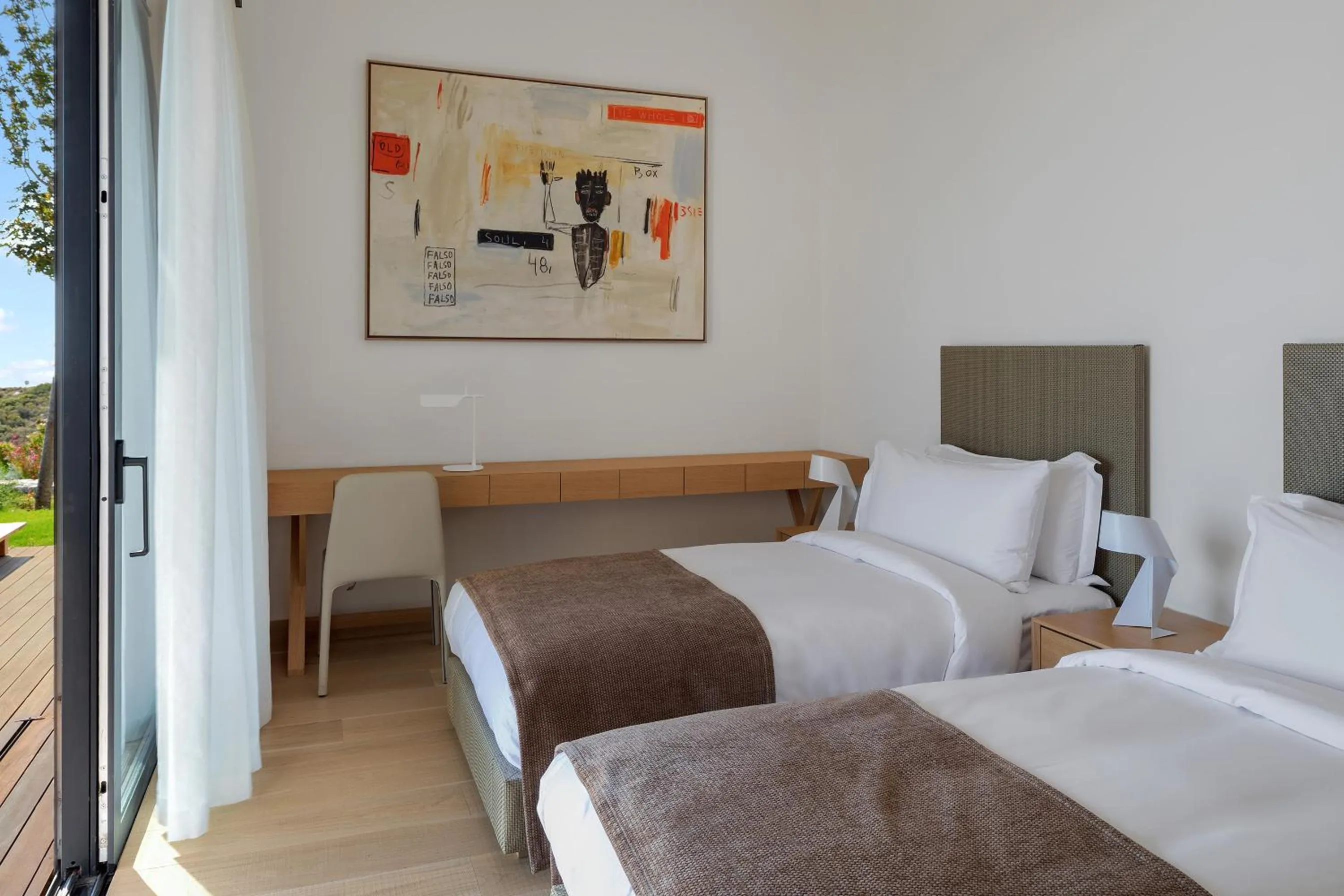 Bed in Six Senses Kaplankaya