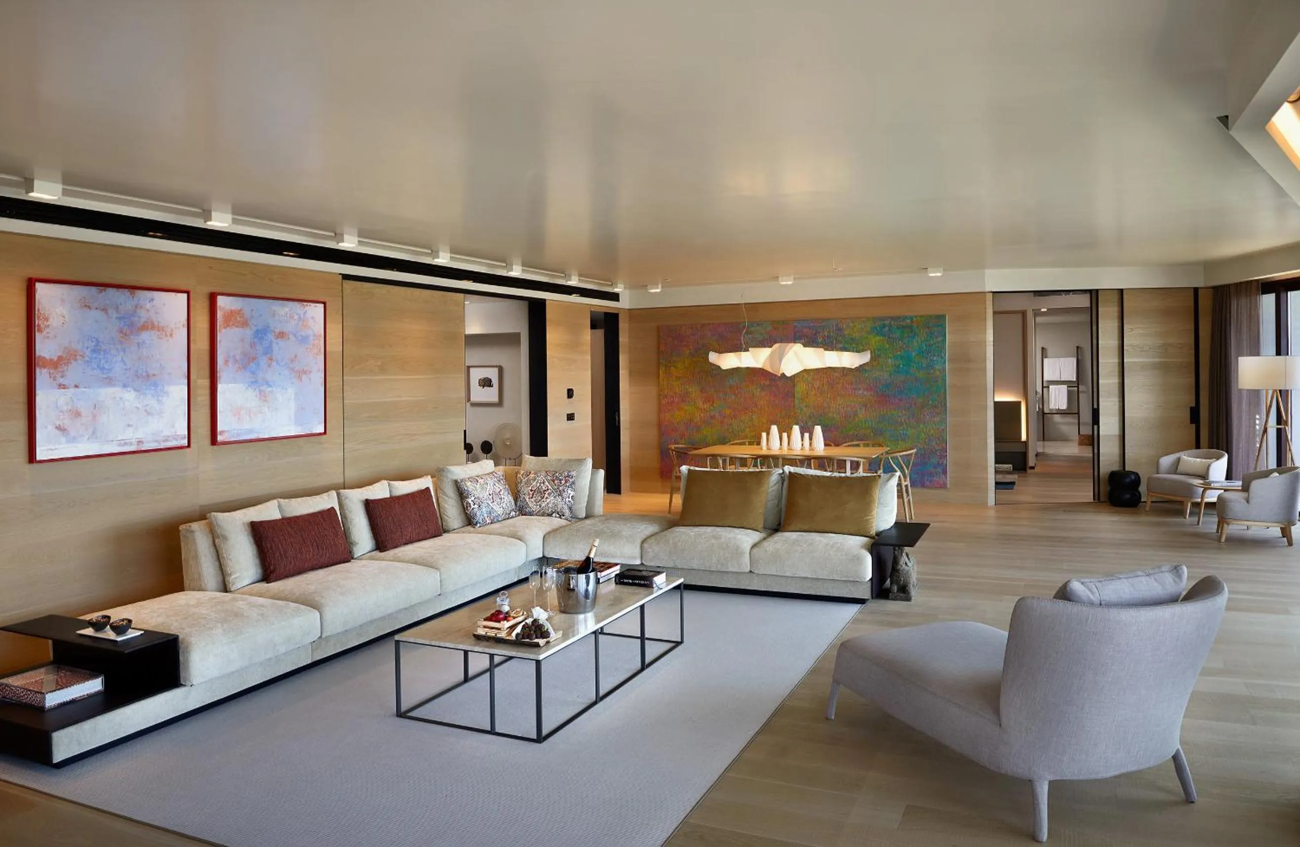 Living room in Six Senses Kaplankaya