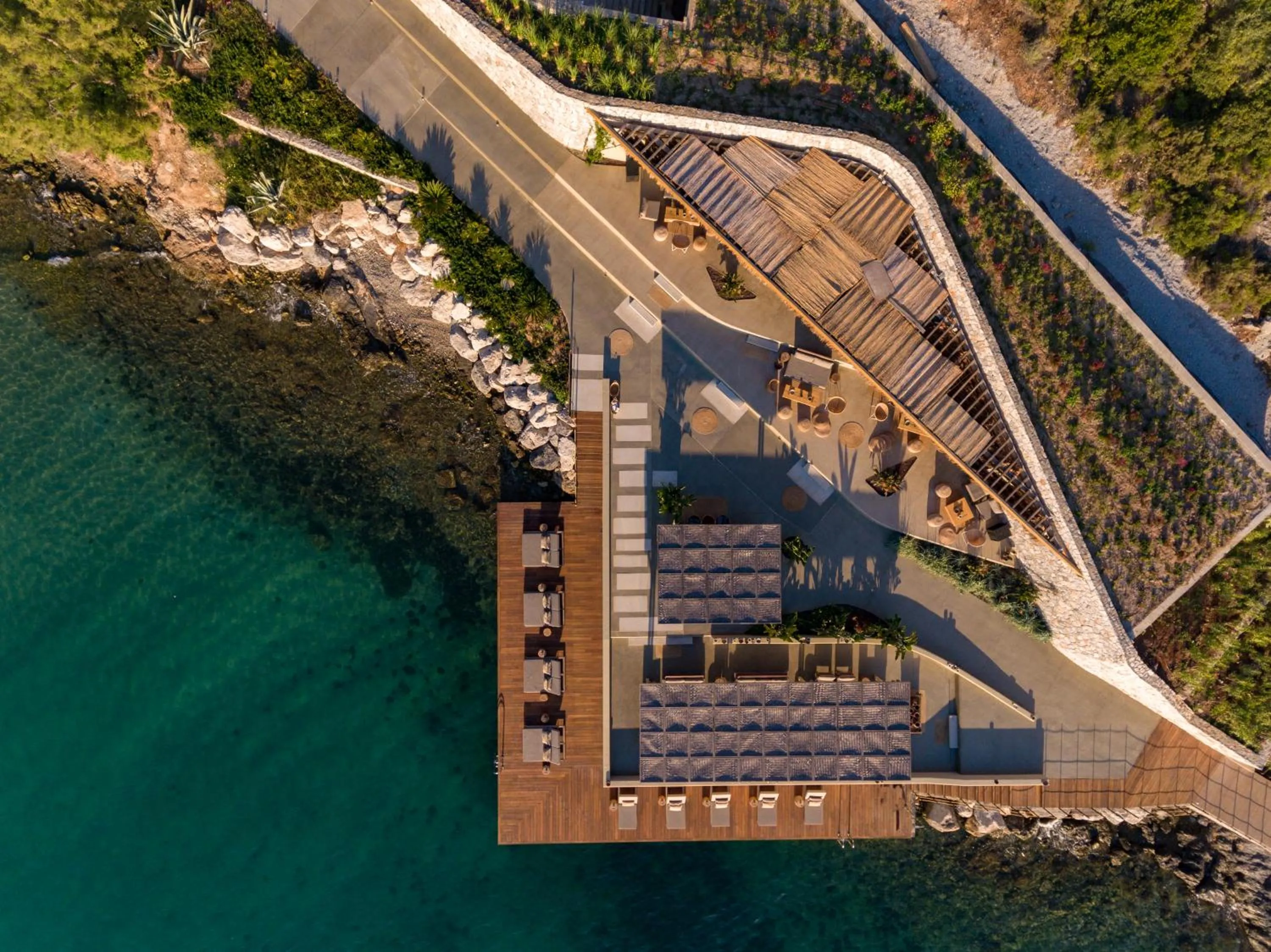 Bird's eye view in Six Senses Kaplankaya