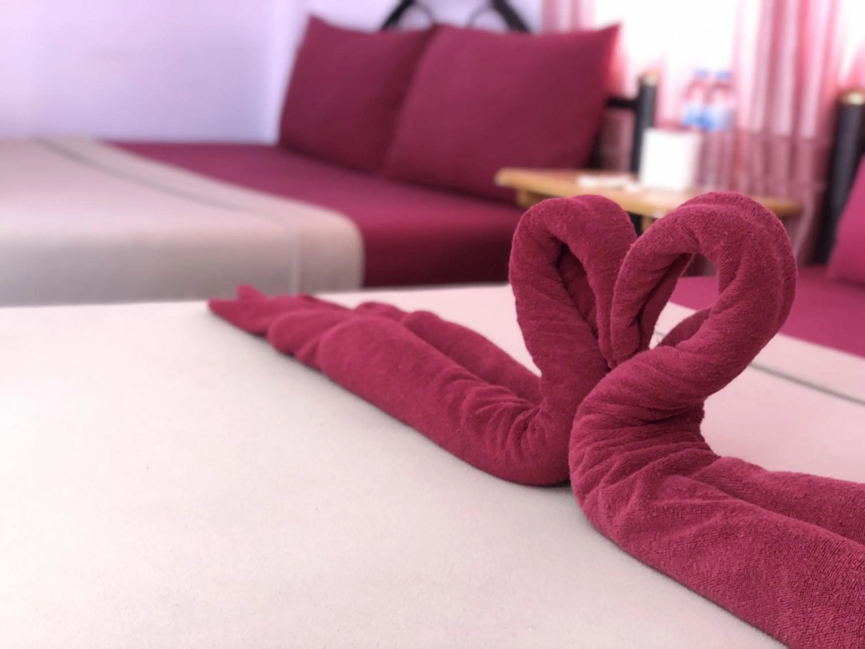 Bed in Phangan Lodge