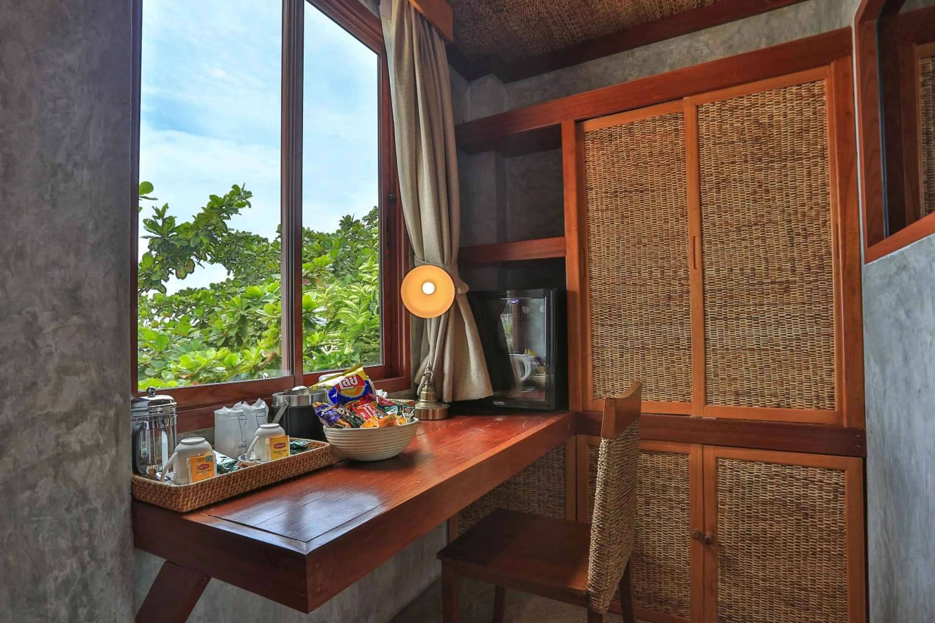 Bed in Sai Daeng Resort