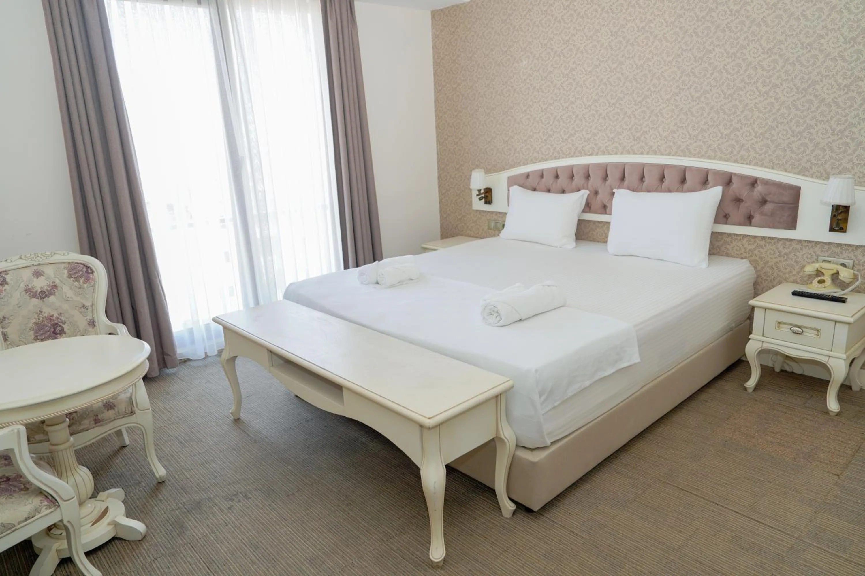 Bed in Hanzade Park Hotel