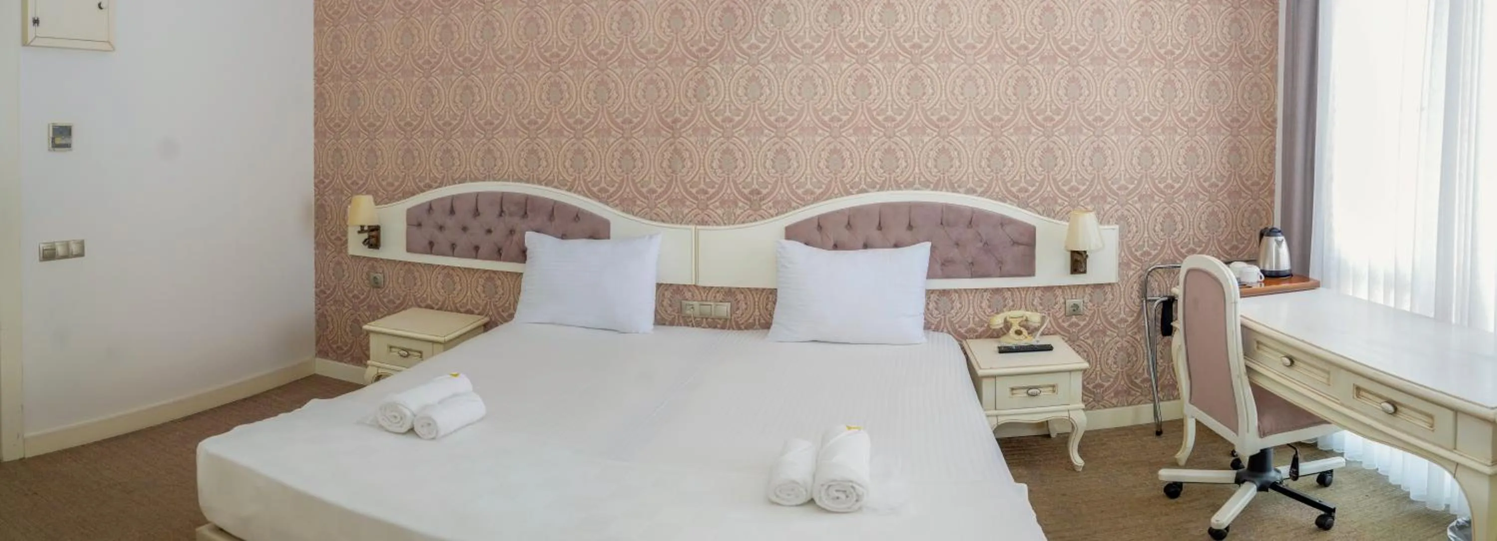 Bed in Hanzade Park Hotel