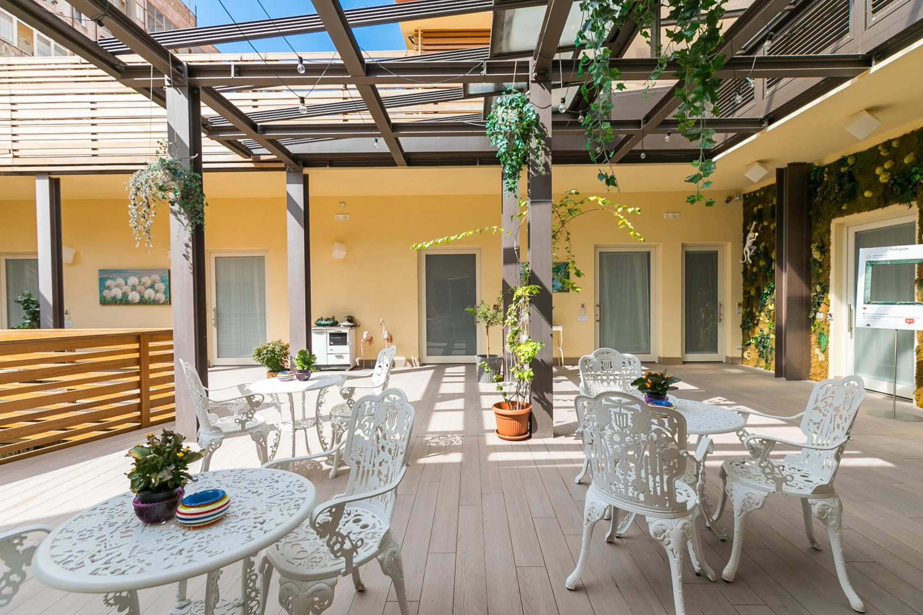 Patio in Borghetto Guest House