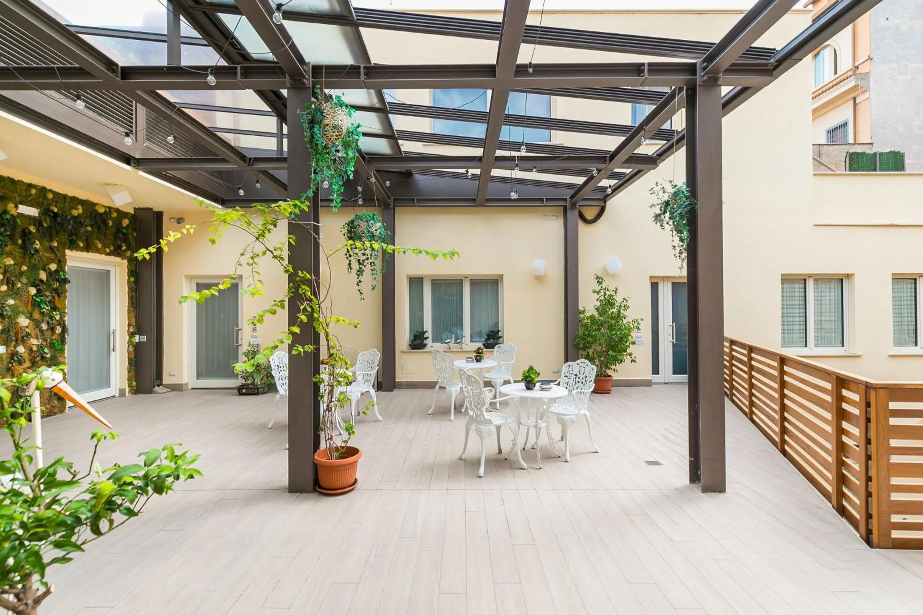Patio in Borghetto Guest House