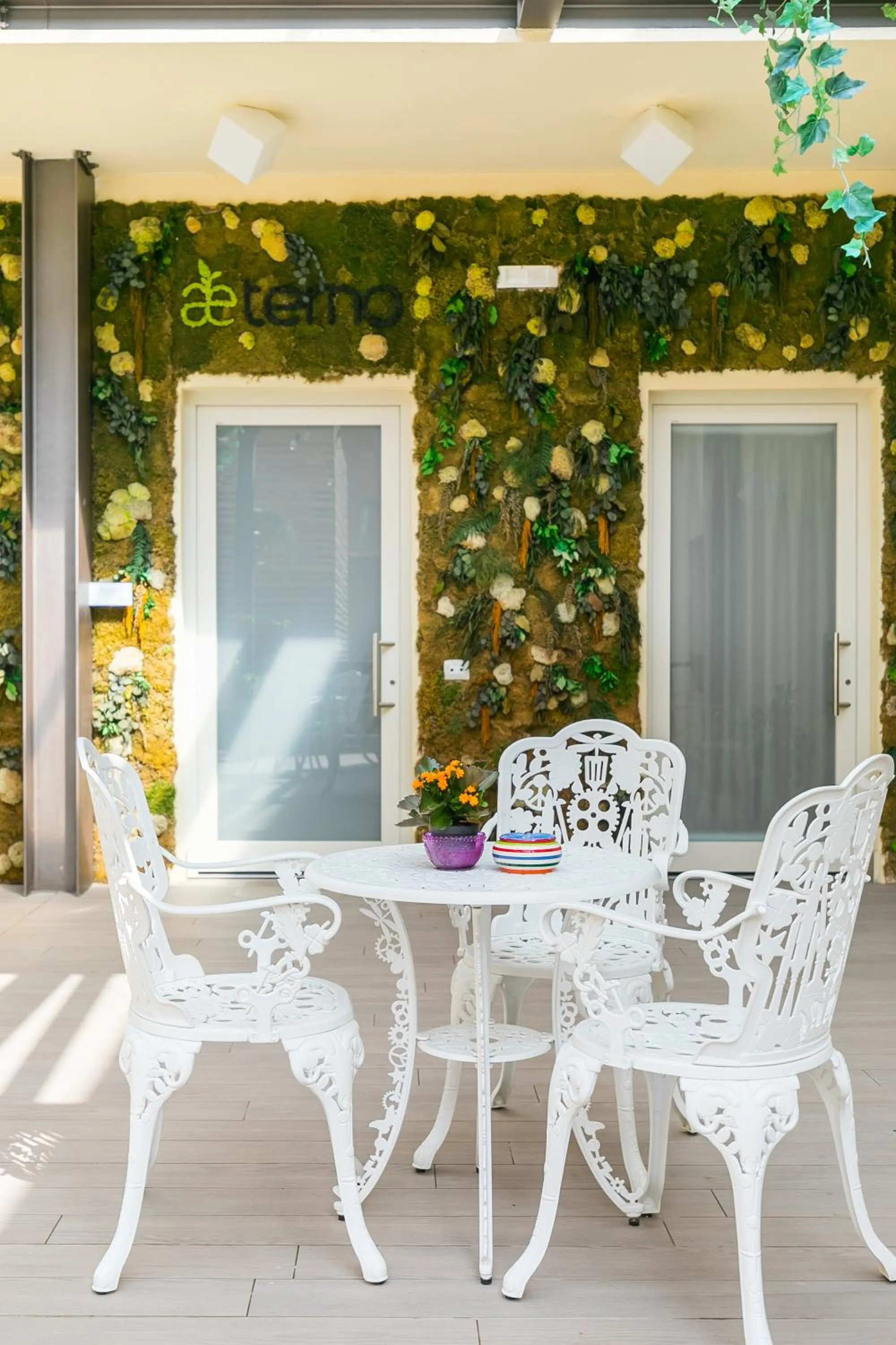 Patio in Borghetto Guest House
