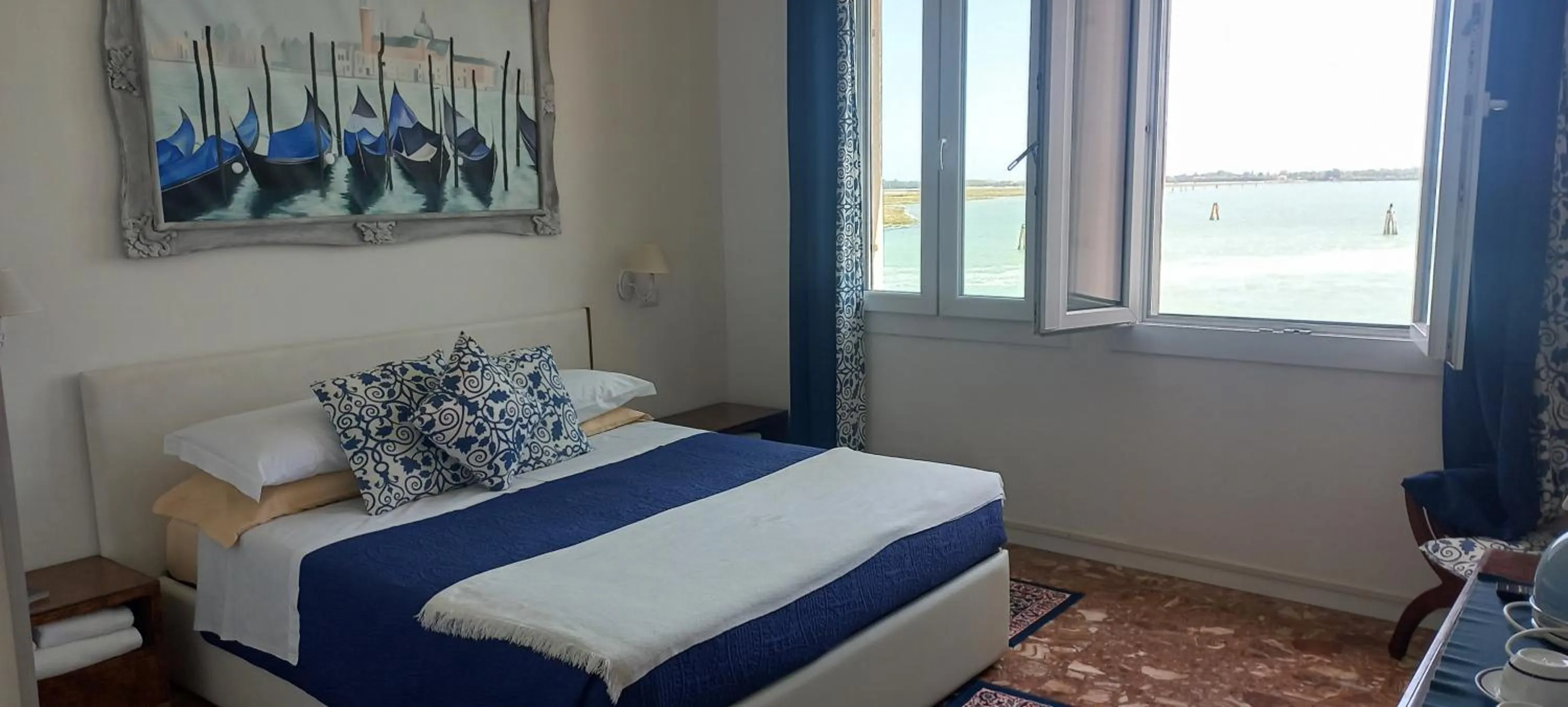 Bed in Casa Sulla Laguna