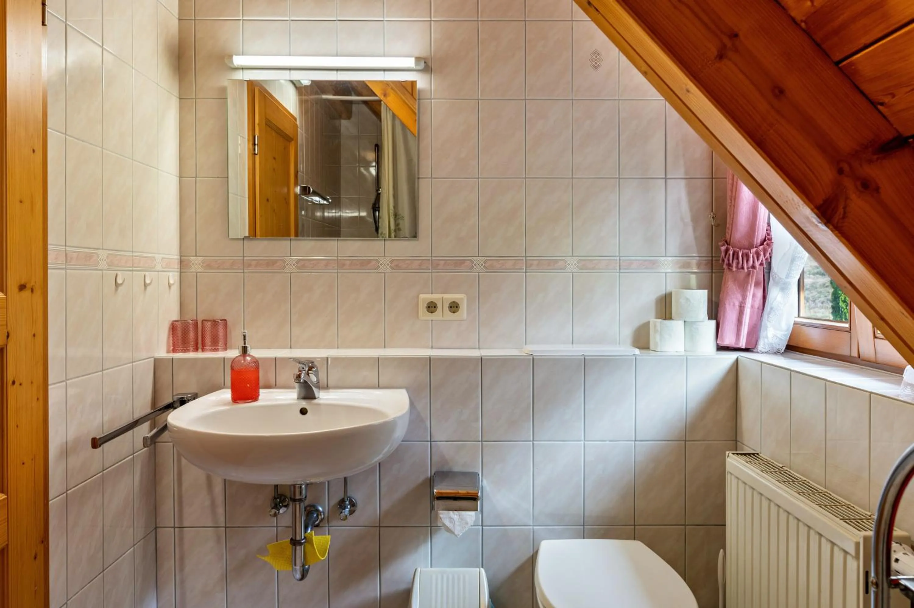 Bathroom in Gasthaus Zur Linde- Napf