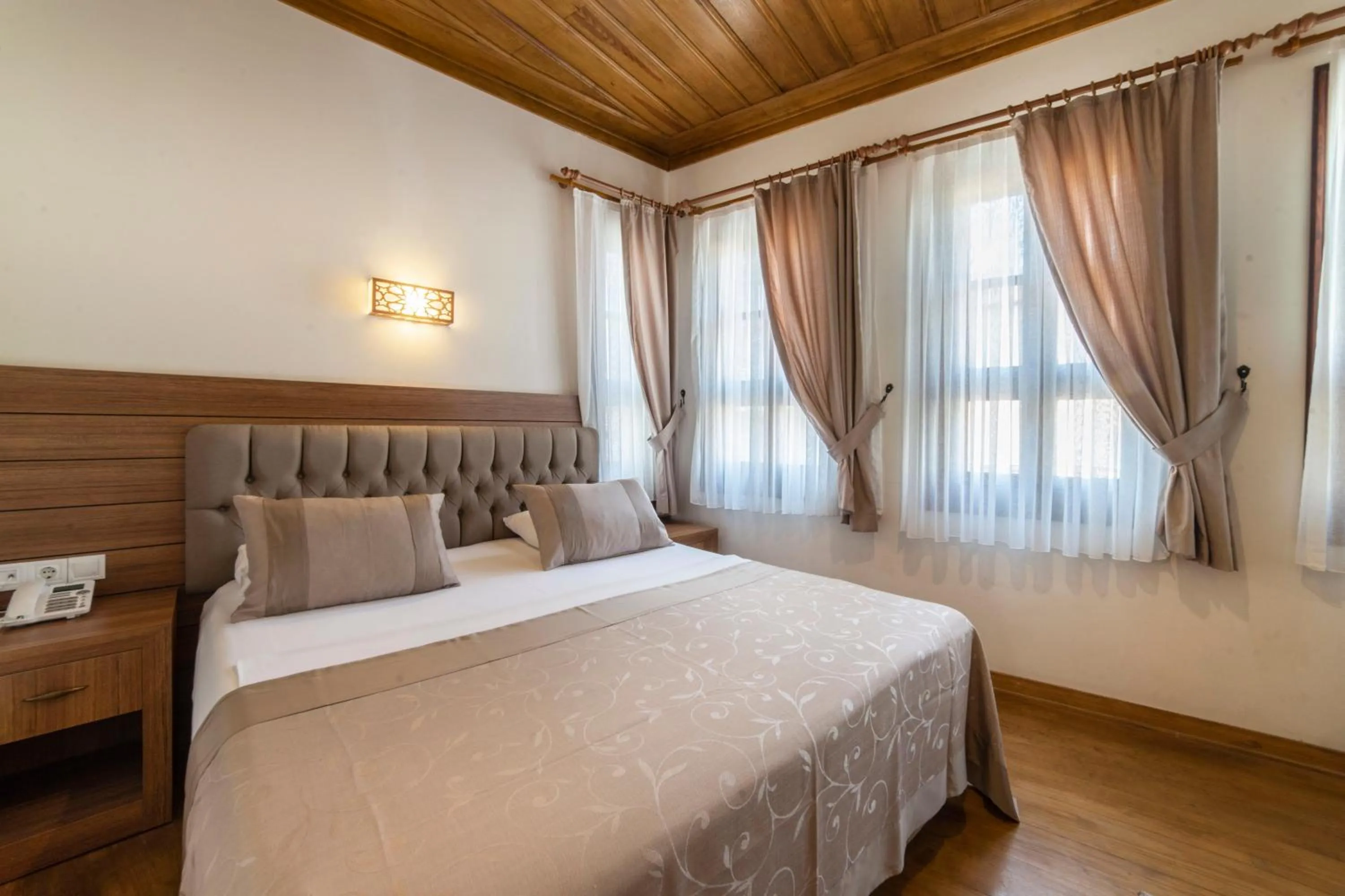 Bed in Armistis Hotel