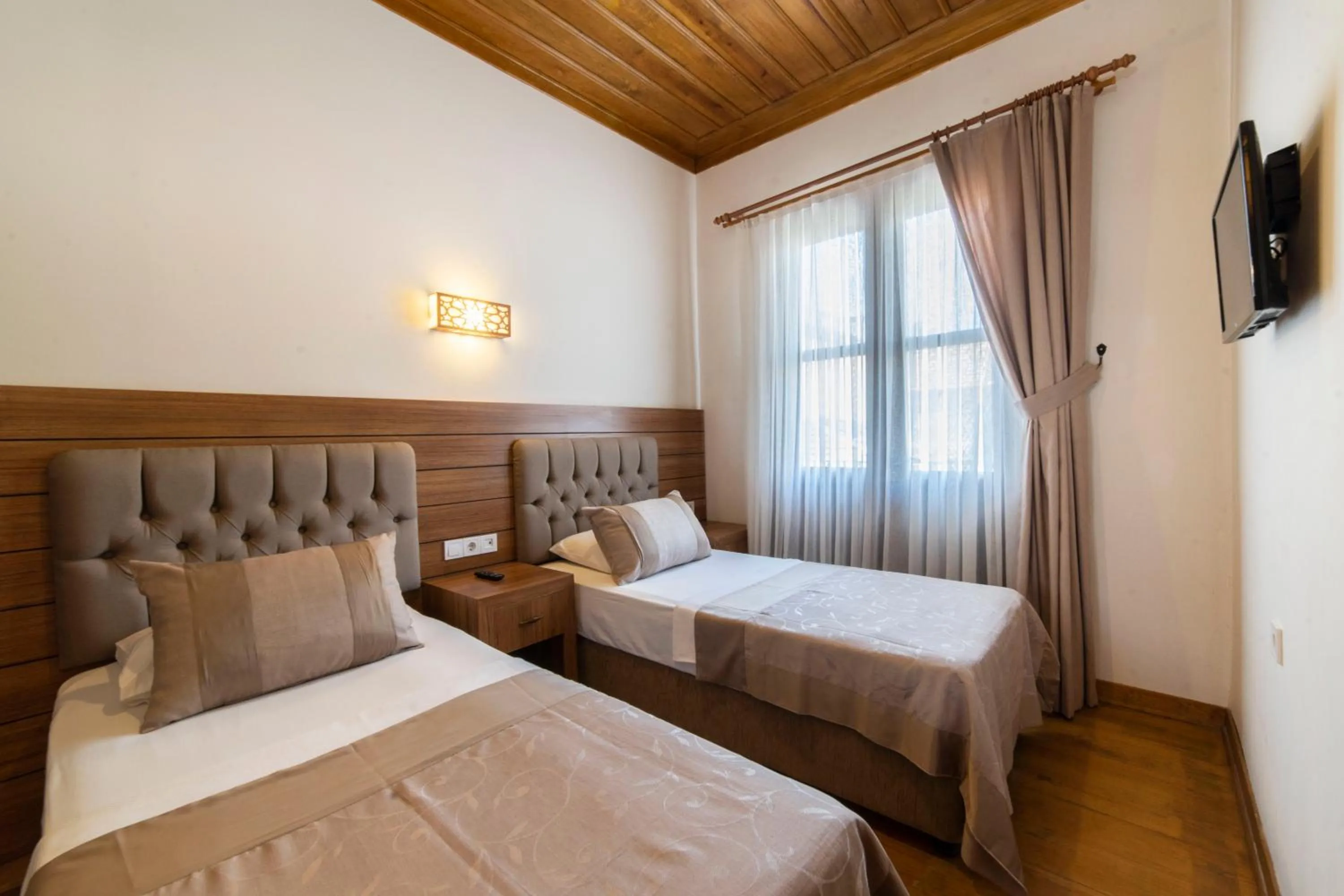 Bed in Armistis Hotel