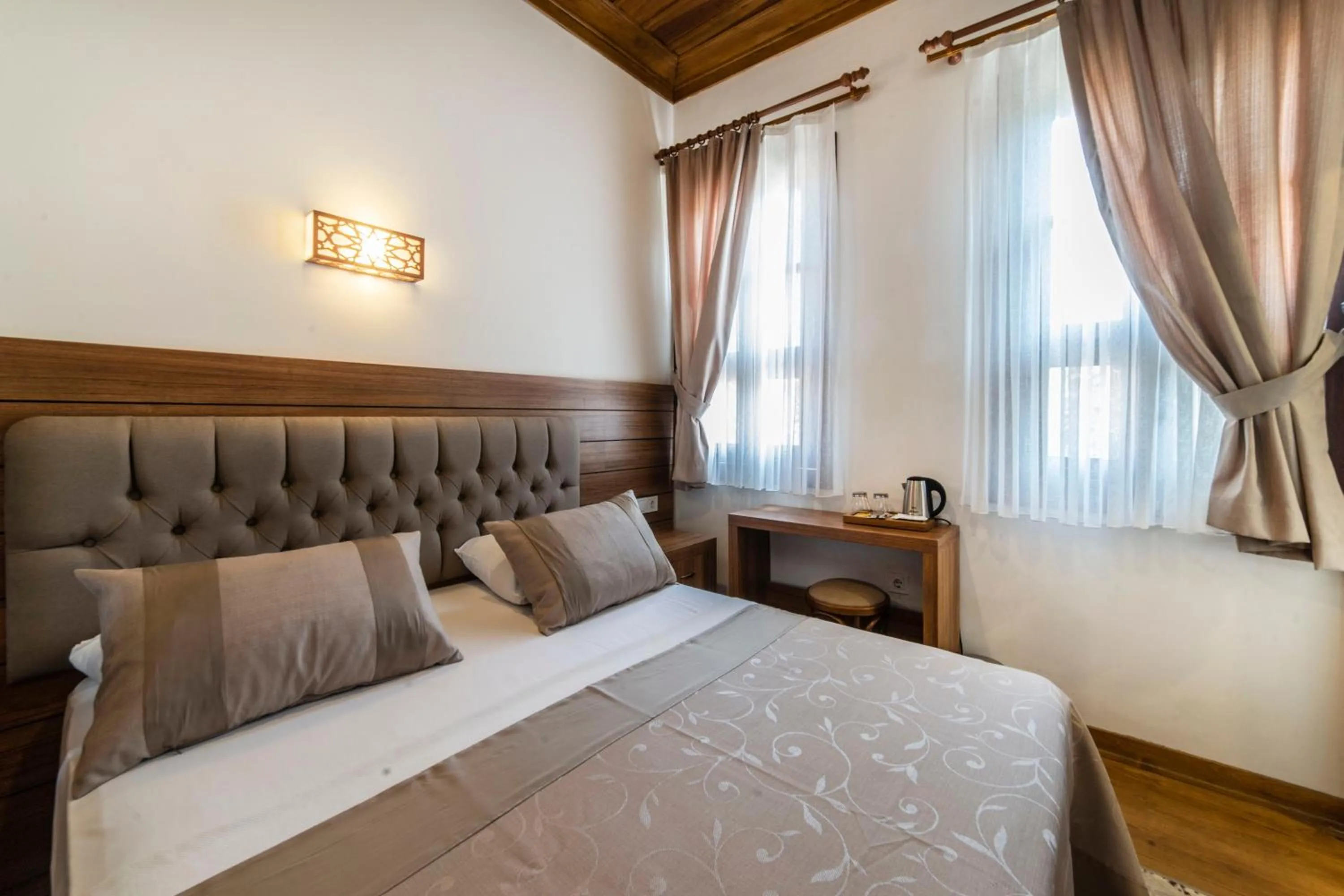 Bed in Armistis Hotel