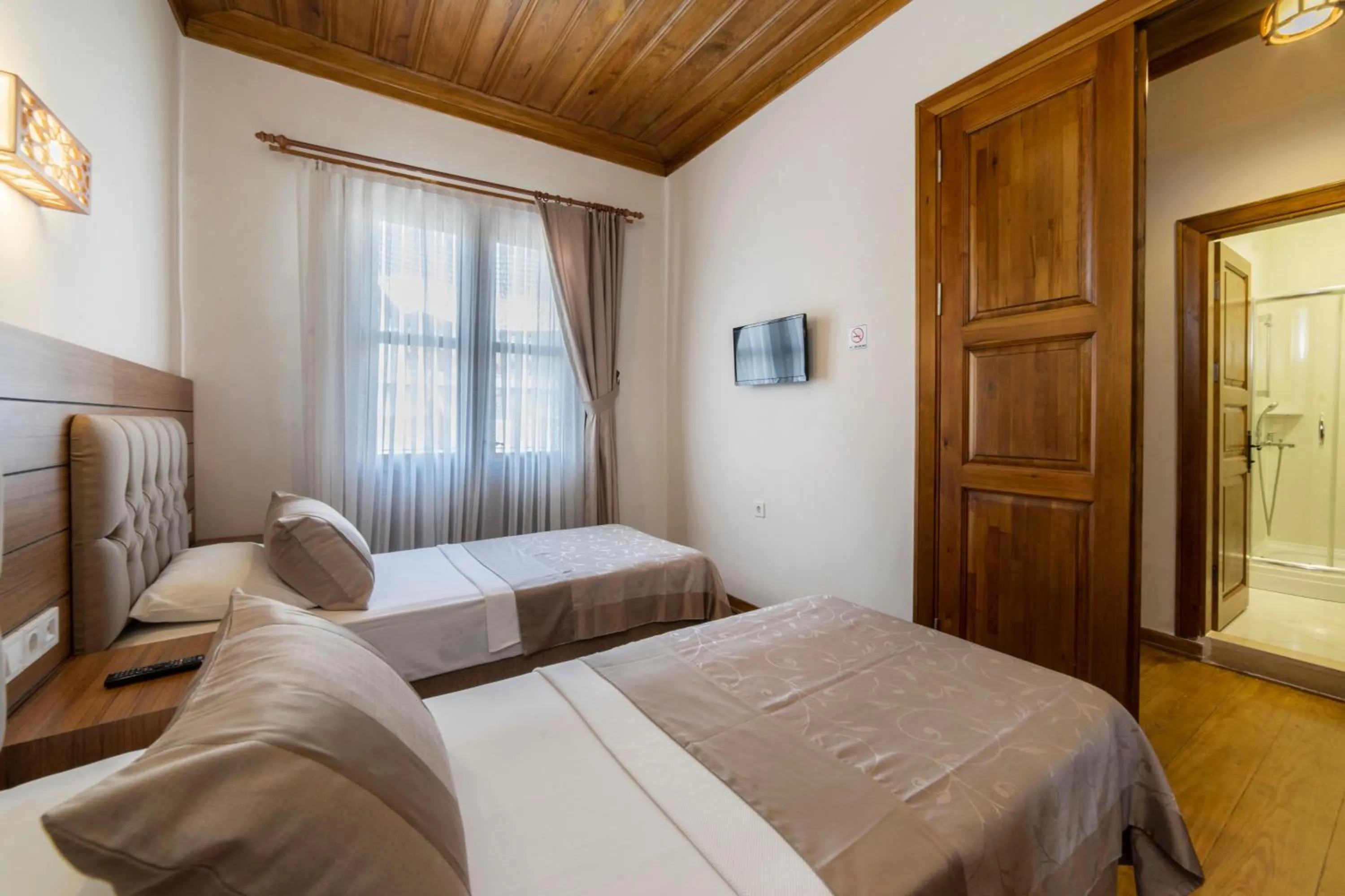 Bed in Armistis Hotel